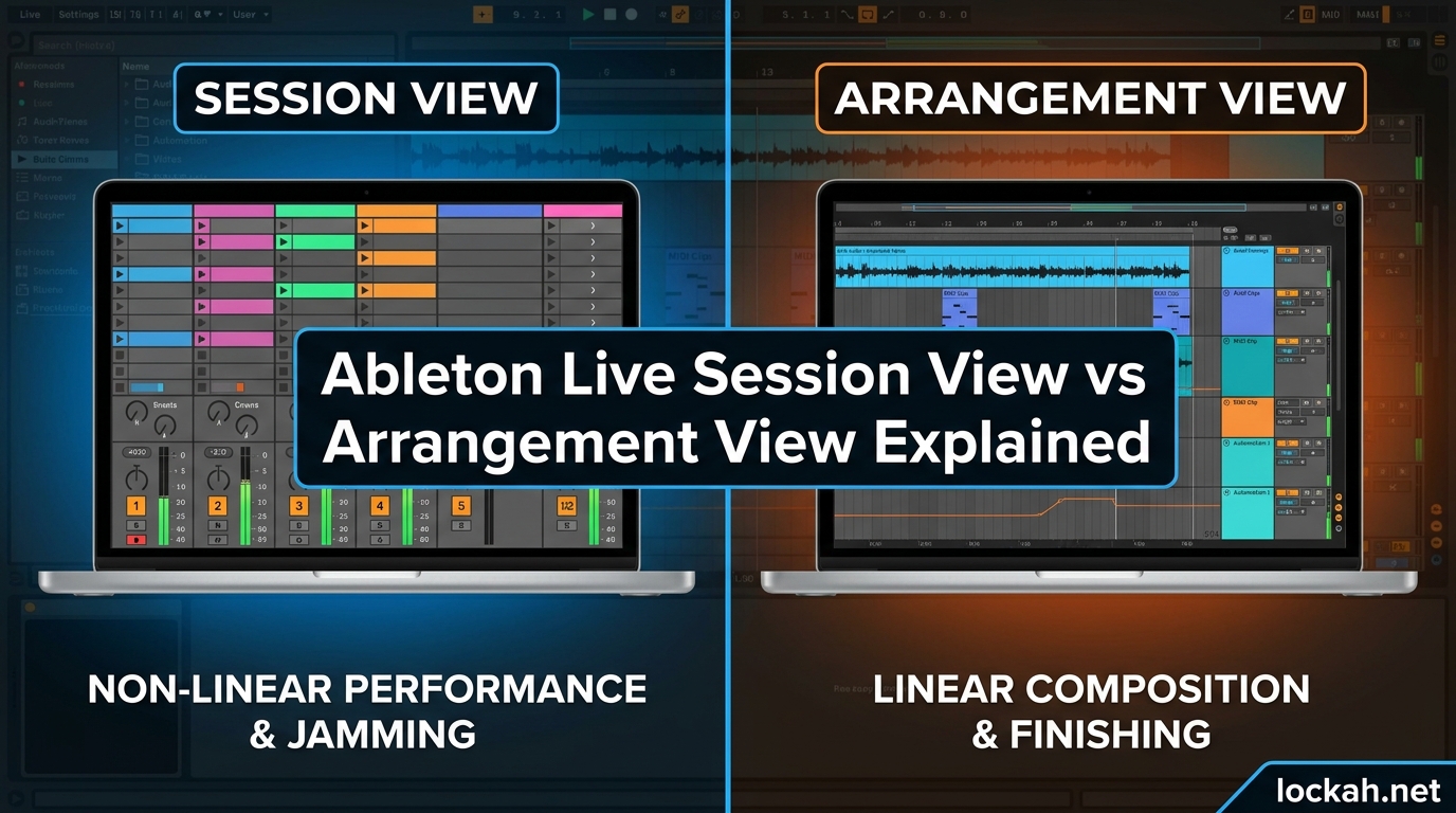 Ableton Live Session View vs Arrangement View Explained