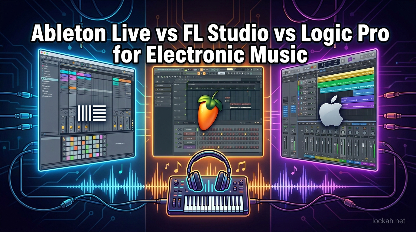 Ableton Live vs FL Studio vs Logic Pro for Electronic Music