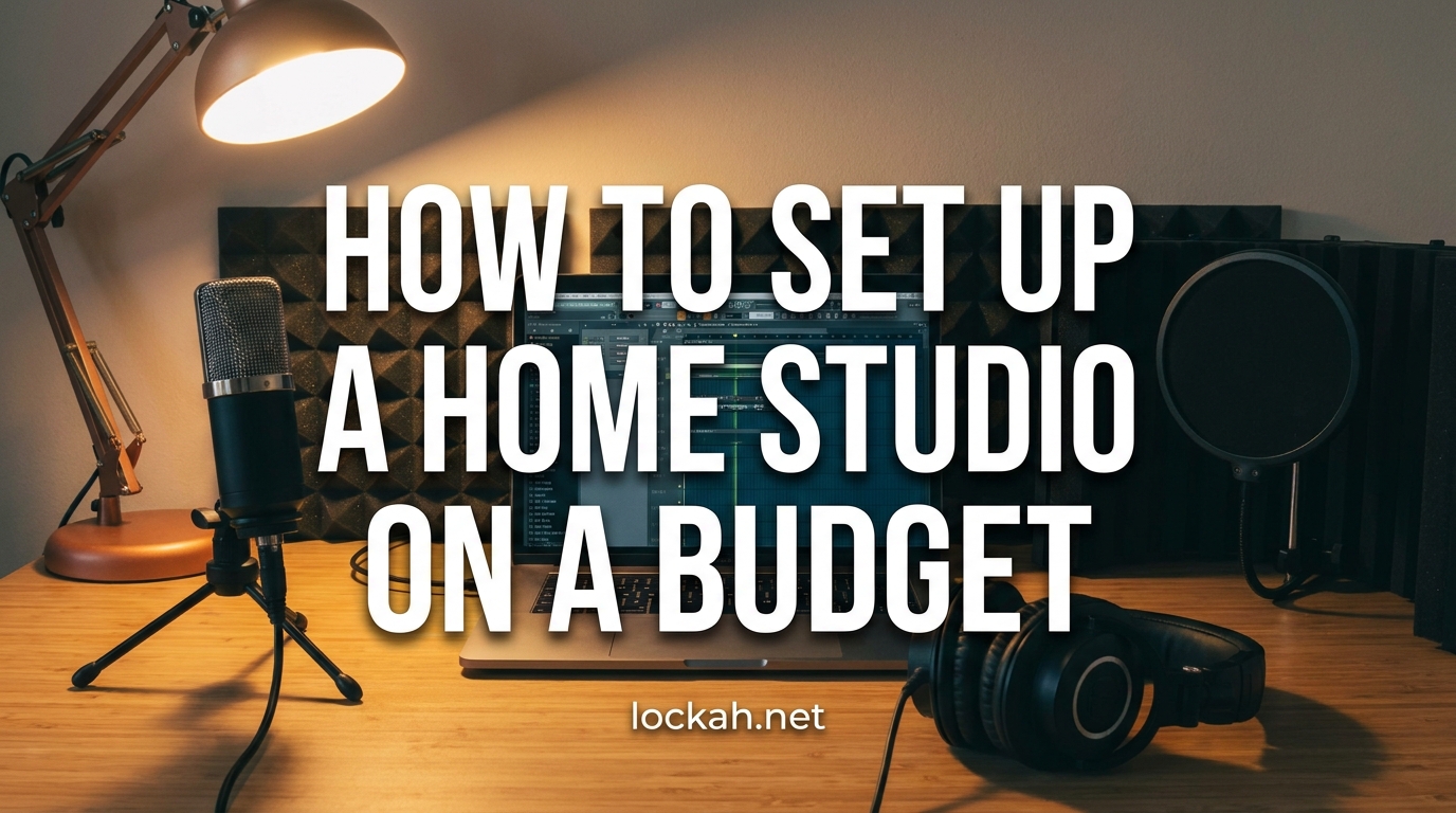 How to Set Up a Home Studio on a Budget
