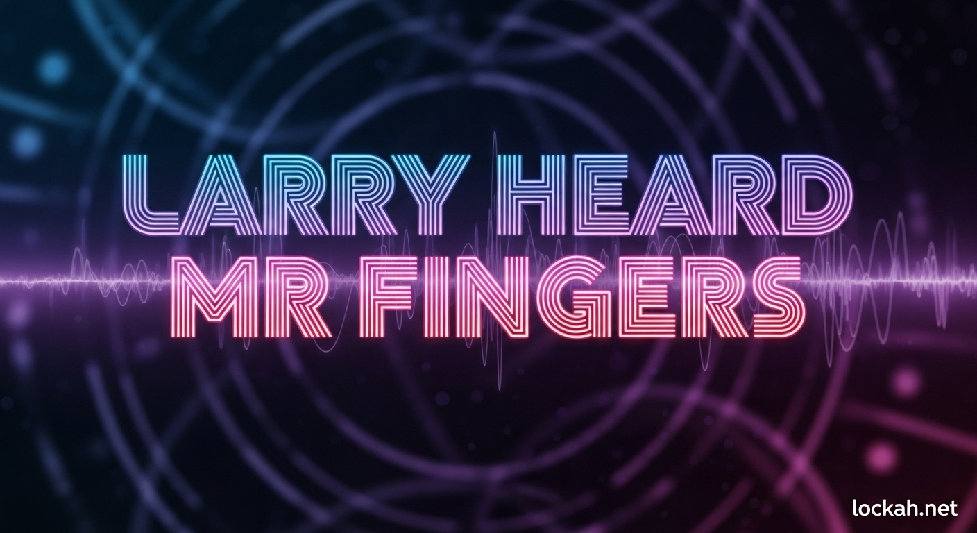 Larry Heard Mr Fingers
