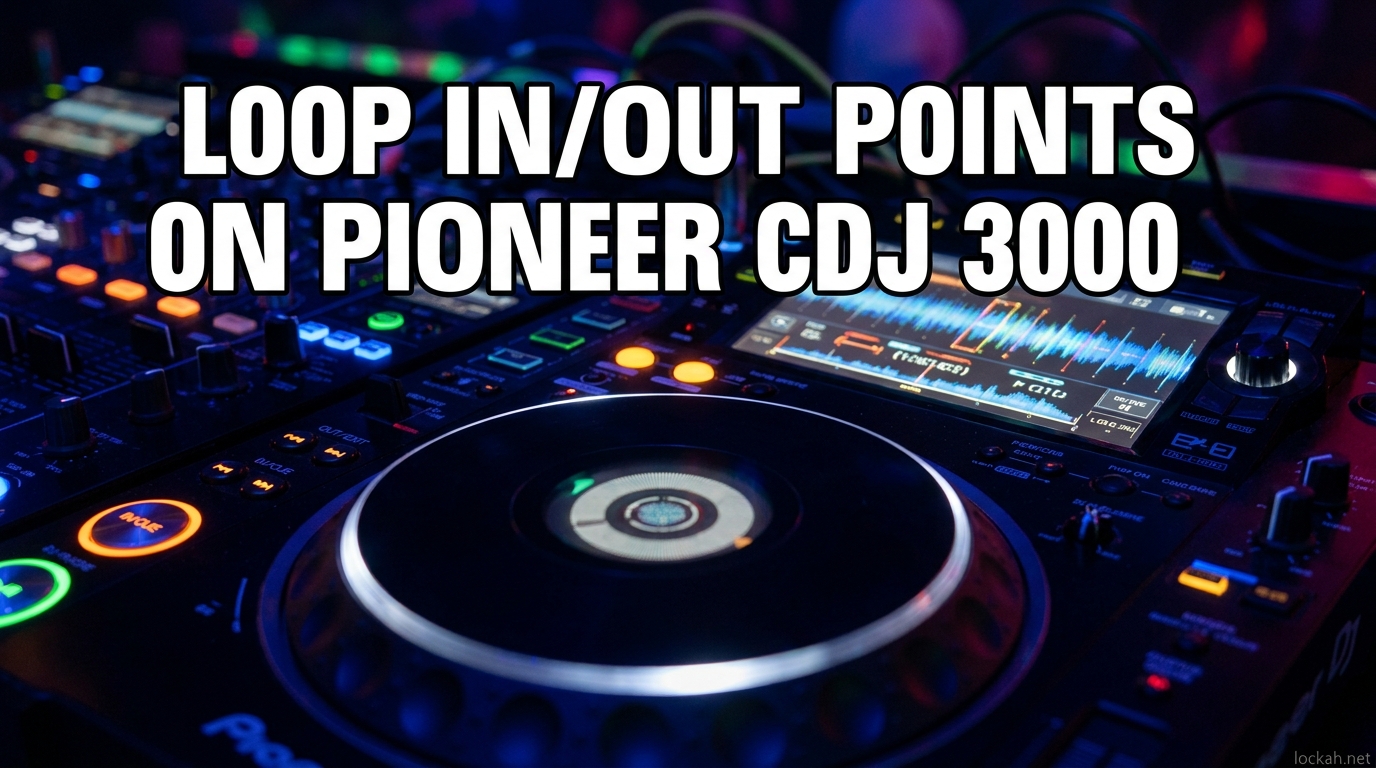 Loop InOut Points on Pioneer CDJ 3000