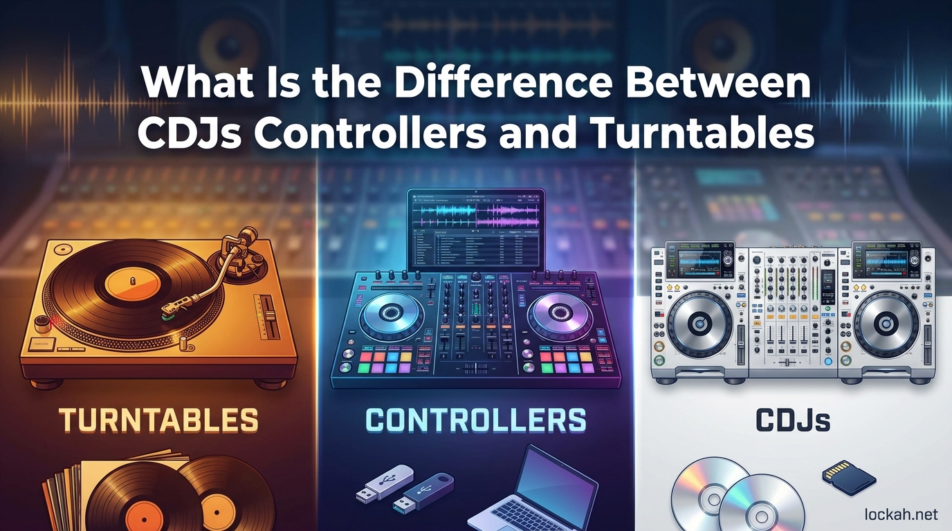 What Is the Difference Between CDJs Controllers and Turntables