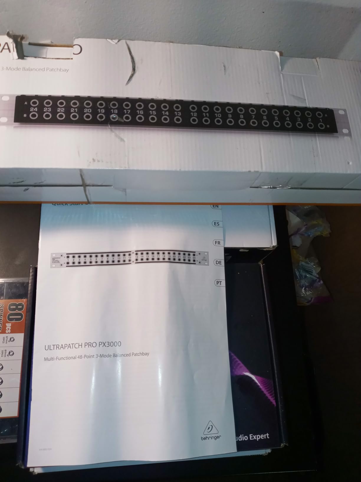Behringer Ultrapatch Pro Px3000 3-Mode Multi-Functional 48-Point Balanced Patchbay customer photo 2