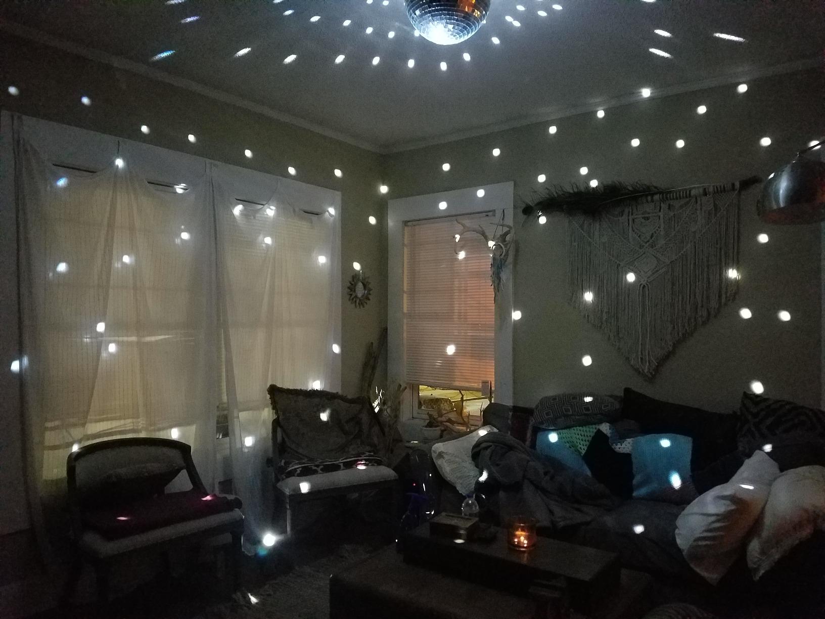 CHAUVET DJ LED Pinspot 2 Compact Hard-Edge LED Spot Light | Tight focused beam highlights mirror balls and decor, cool-running long-life source, simple setup at parties and events customer photo 2