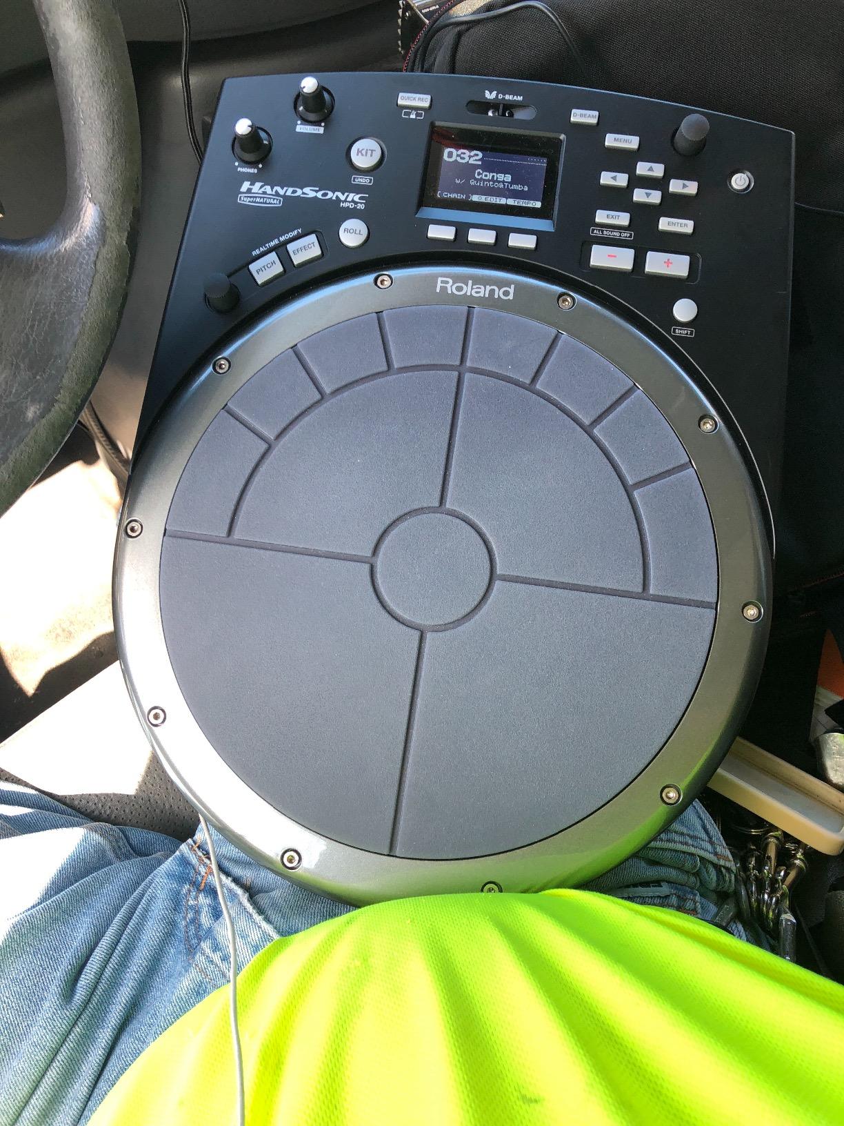 Roland HPD-20 Digital Hand Percussion Instrument, SuperNATURAL Engine with 13 Pressure-Sensitive Pads customer photo 1