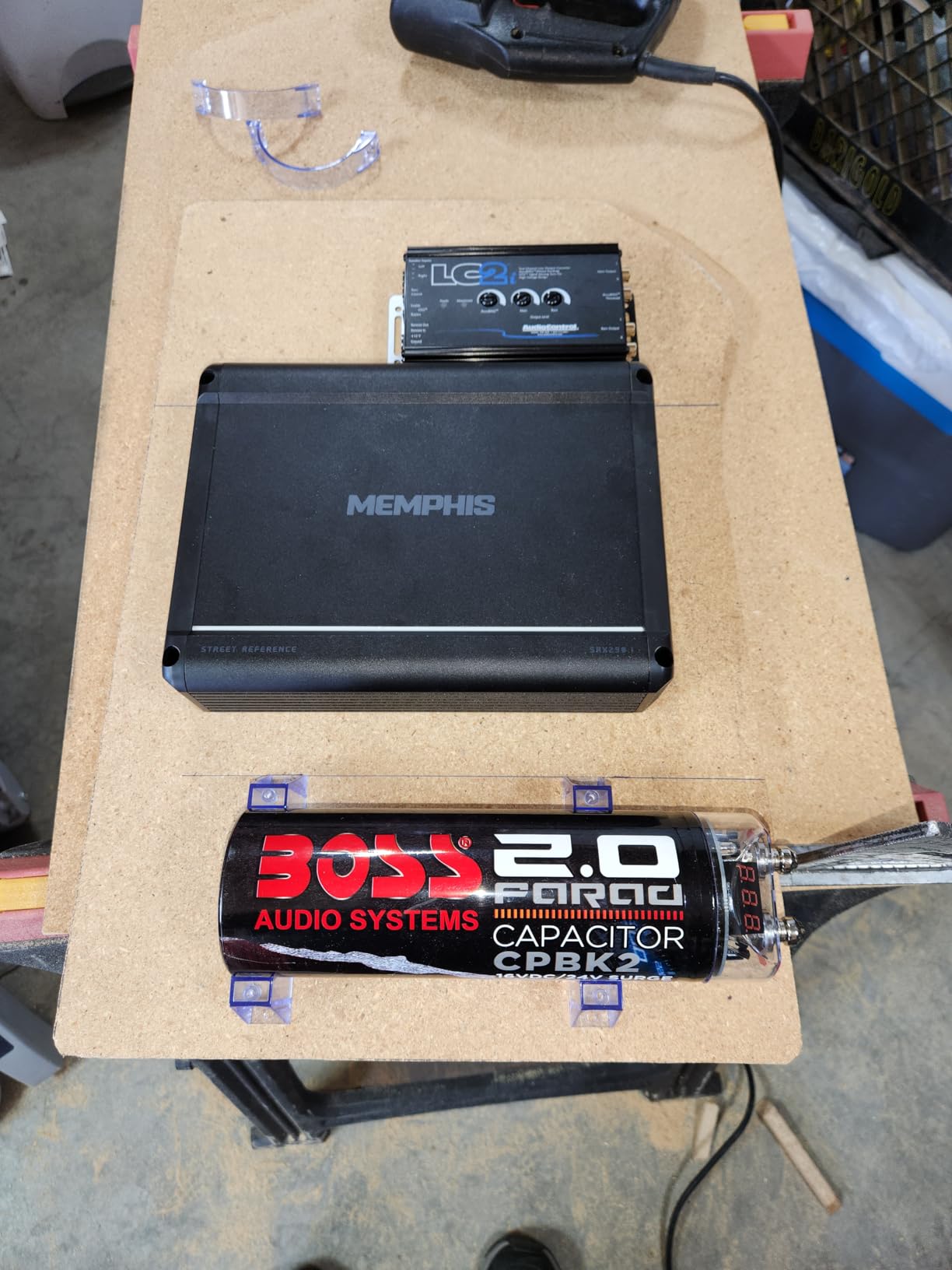 Boss Audio CPBK2 2 Farad 20-Volt LED Digital Voltage Car Audio Power Capacitor & Soundstorm AKS8 8 Gauge Car Amplifier Amp Complete Wiring Kit customer photo 2