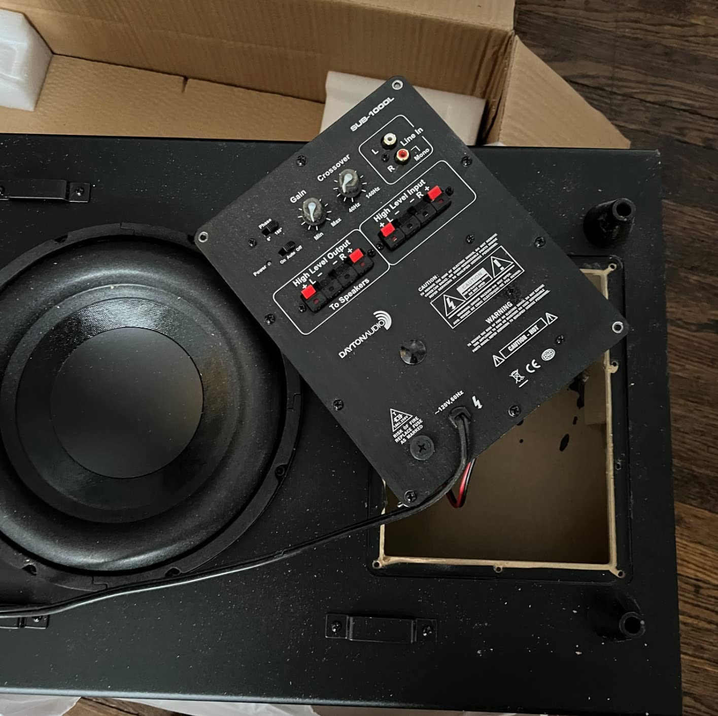 Dayton Audio SUB-1000 10 Inch Low Profile Powered Subwoofer customer photo 2