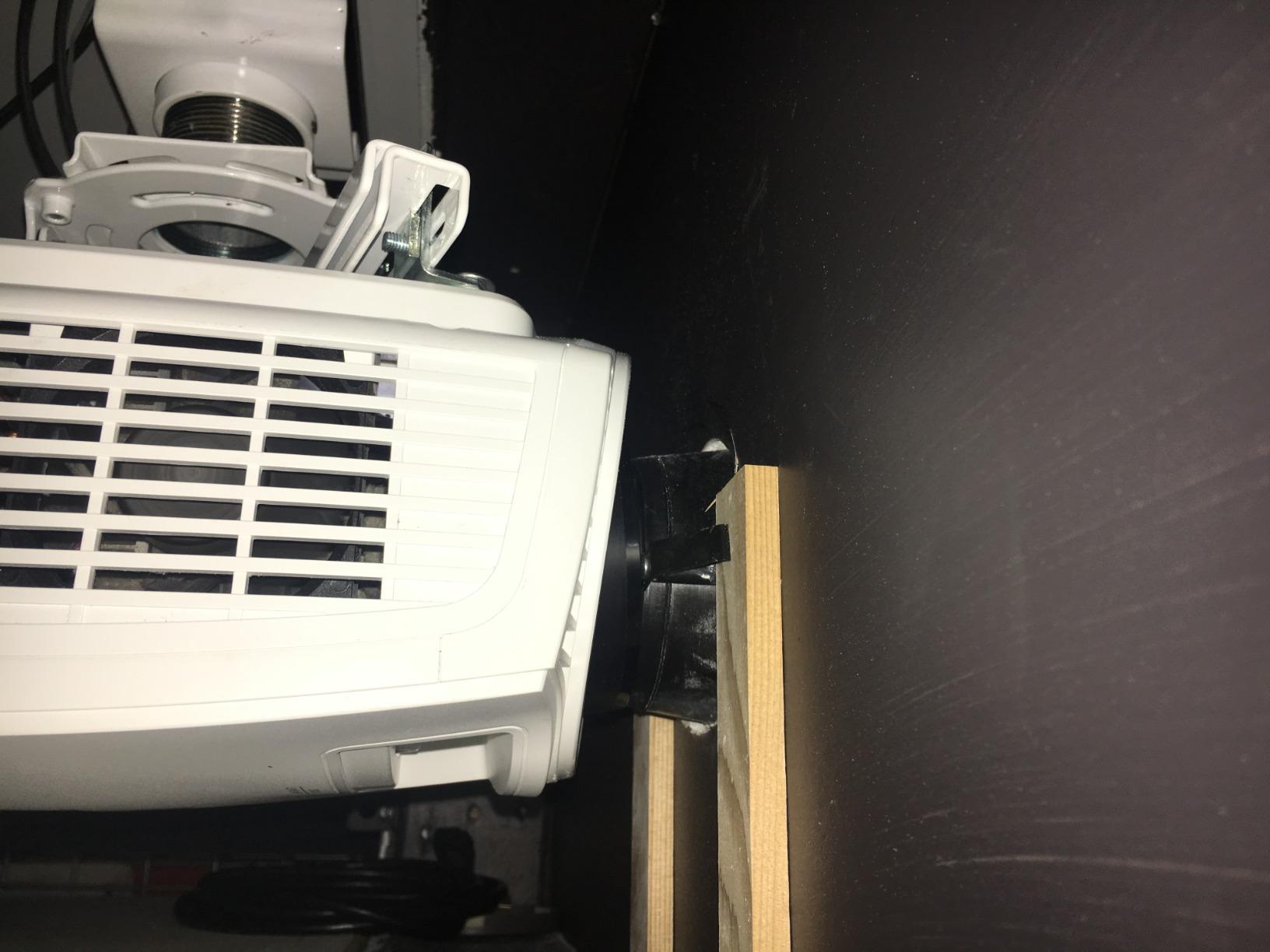 QualGear Pro-AV QG-KIT-CA-3IN-W Projector Mount Kit Accessory Single Joist Ceiling Adapter, 3