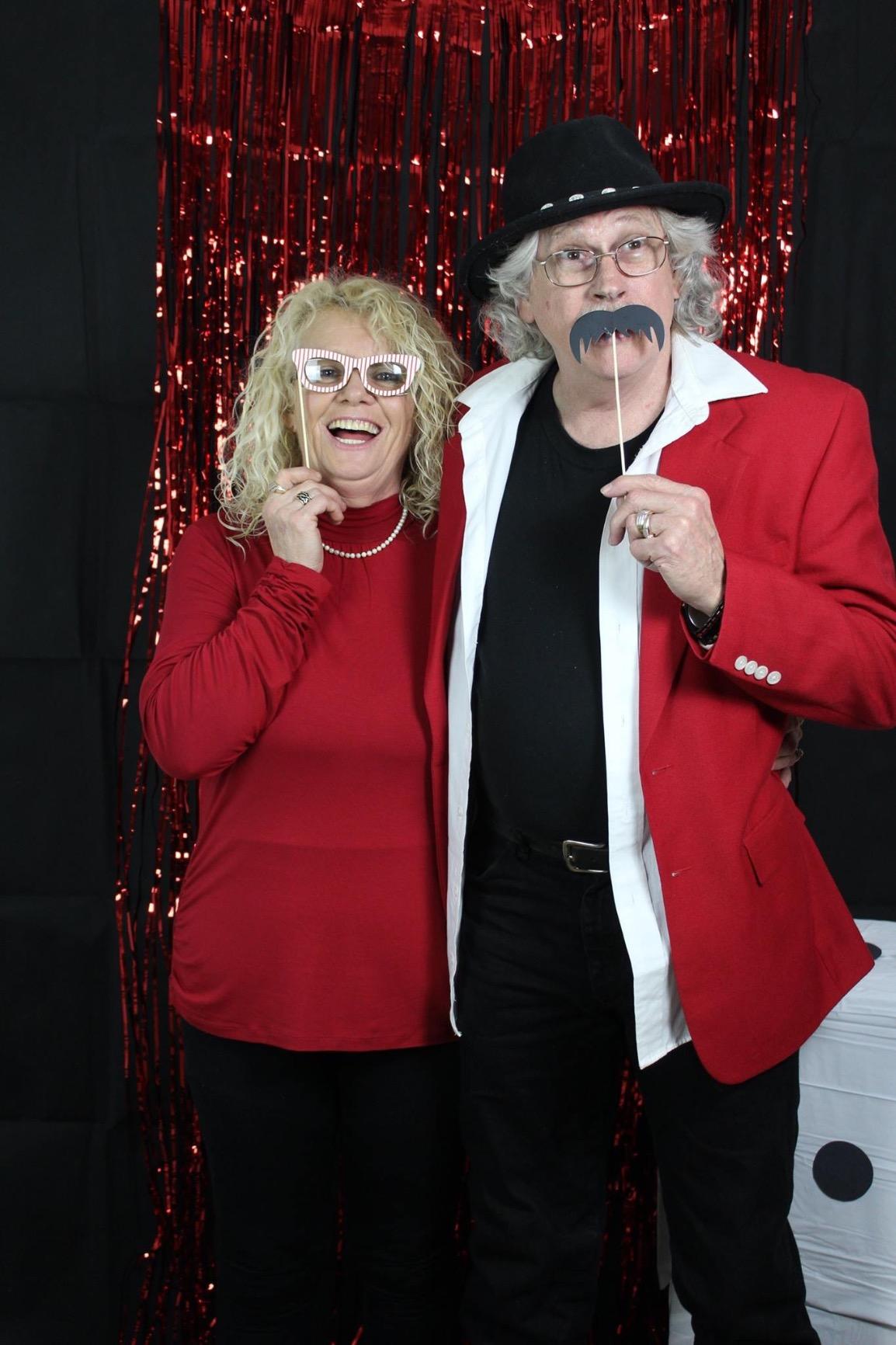 Joyin Toy Photo Booth Props 66 Pieces, Multicolor Kit for Graduation Wedding Party Supplies Favors, with Stick, Hats, Glasses, Mouth, Bowler, Bowties customer photo 2