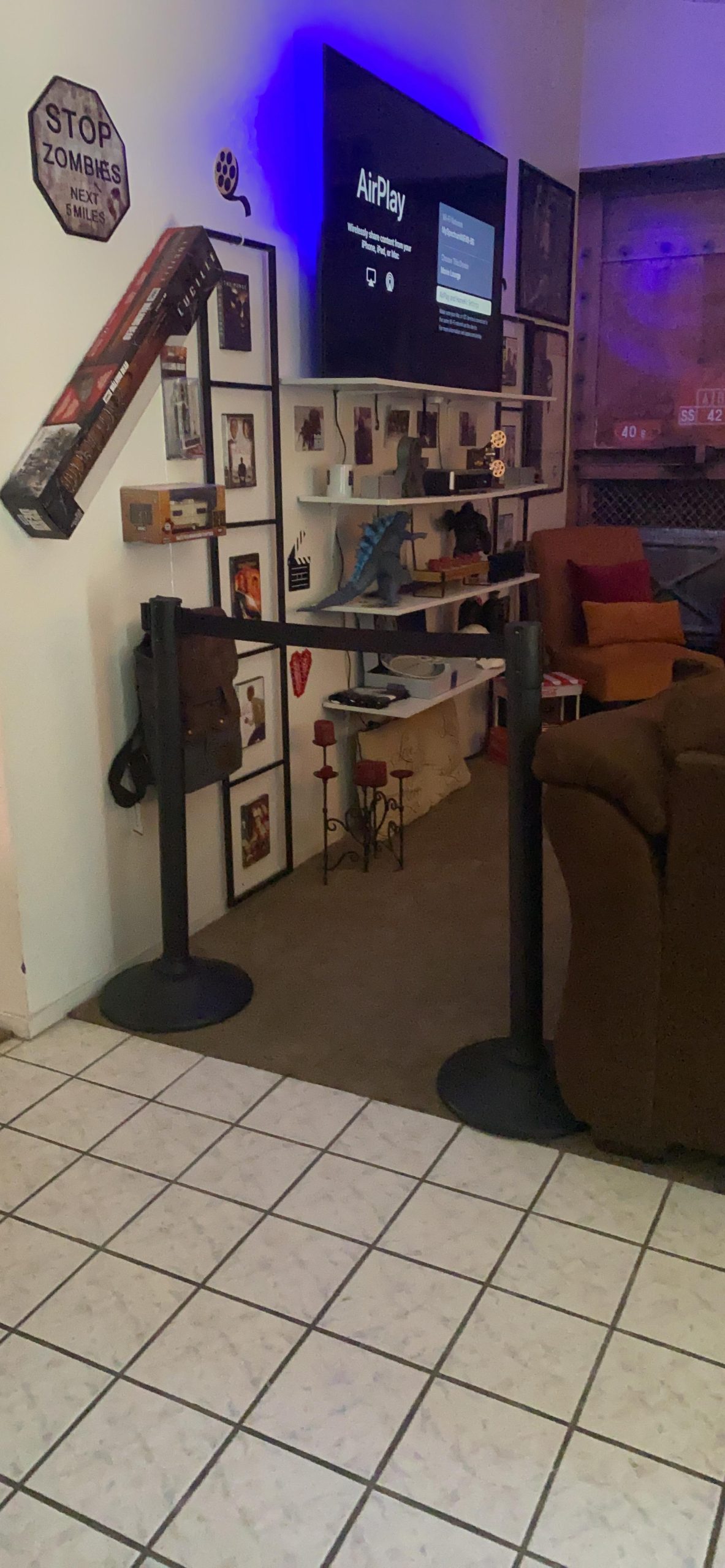 US Weight Sentry Stanchion - 6.5' Retractable Black Belt (2-Pack) customer photo 2