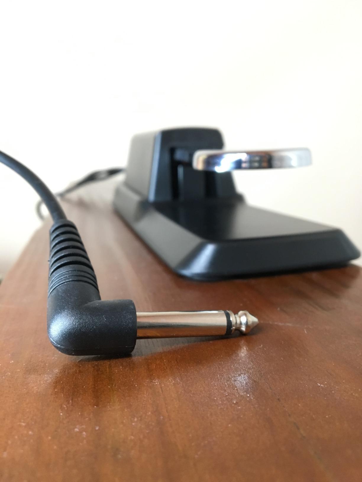 Donner DSP-001 Sustain Pedal for Keyboard, Universal Piano Pedal with Polarity Switch for Digital Piano/Piano Keyboard/MIDI Keyboard Synthesizer, 1/4 inch (6.35mm) Input Plug, 63 inch (1.6m) Cable customer photo 1
