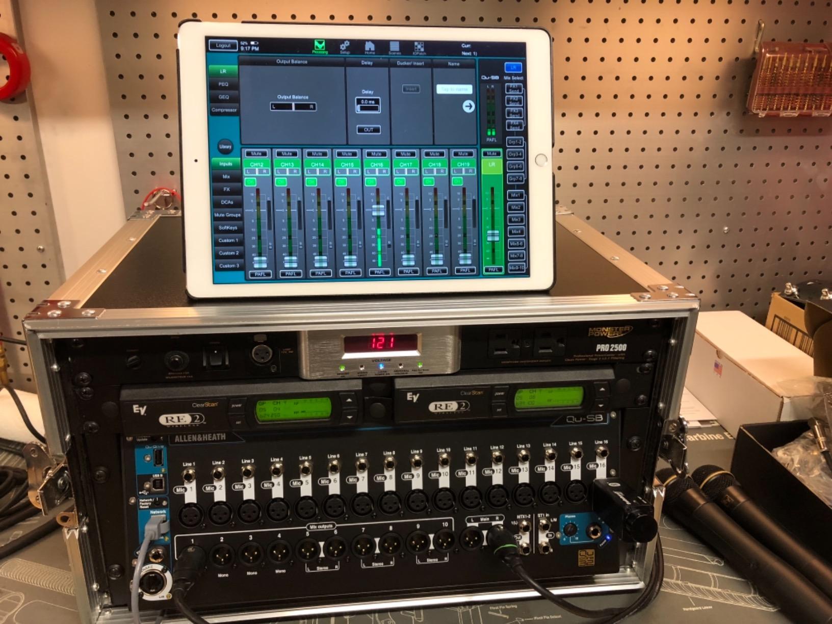 Allen & Heath QU-SB Portable 18-In/14-Out Digital Mixer with Remote Wireless Control customer photo 2