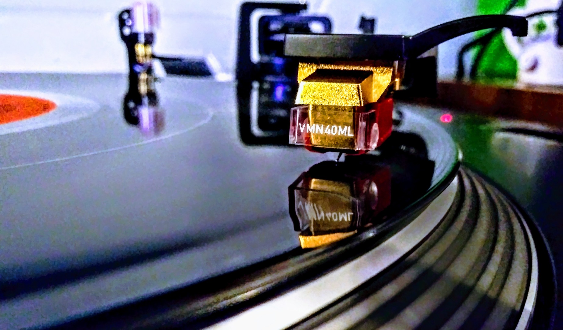 Audio-Technica VM740ML MicroLine Dual Moving Magnet Stereo Turntable Cartridge, Red customer photo 1