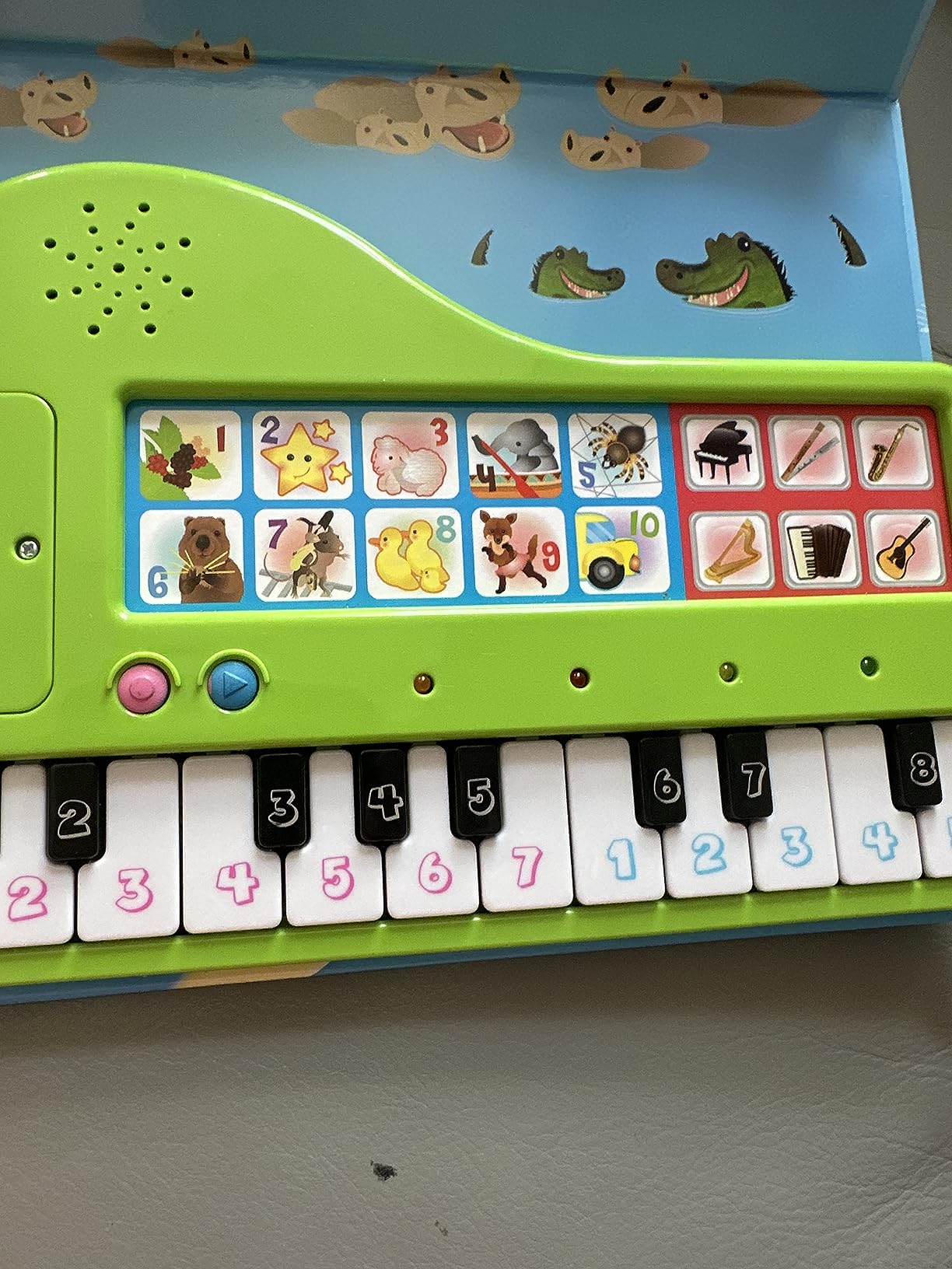 BEST LEARNING My First Piano Book - 20-Key Toy Piano for Kids Ages 3+ | Educational musical toy with 10 nursery rhymes and 6 instrument sounds; birthday gift for 3, 4, 5 year old girls and boys customer photo 1