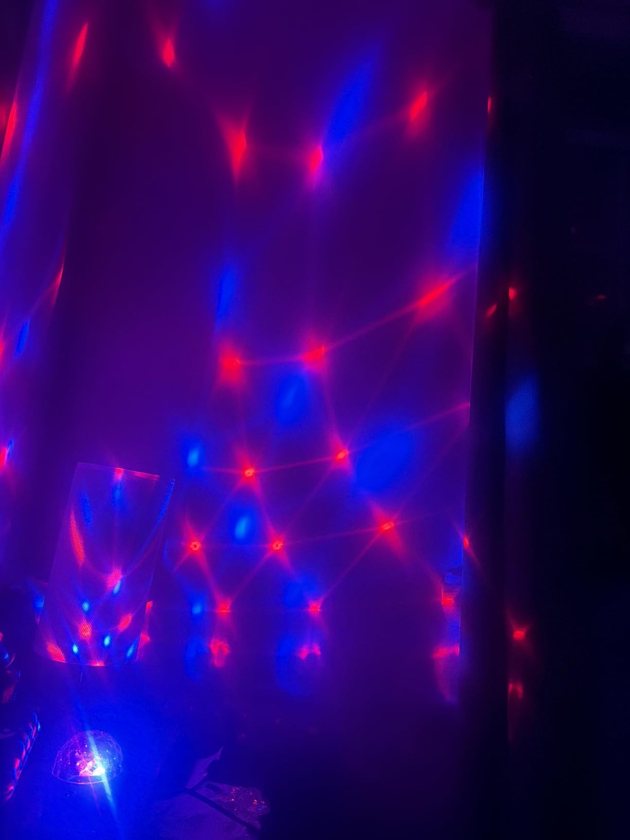 Sound Activated Party Lights with Remote DJ Lighting, Disco Ball Strobe Stage Light for Home Room Dance Parties Birthday Karaoke Halloween Christmas Decorations customer photo 1