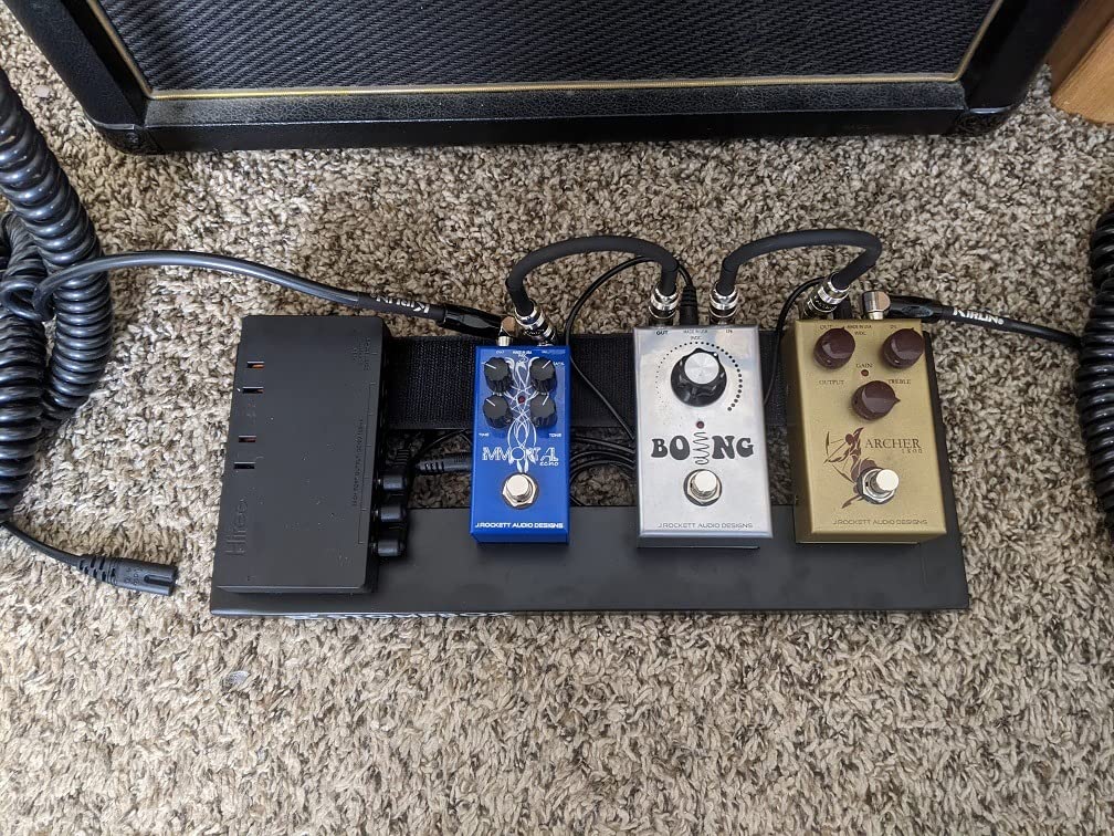 EX Guitar Pedal Board Aluminum Alloy 1.24lb Super light Effect Pedalboard 20''x7.3'' customer photo 1