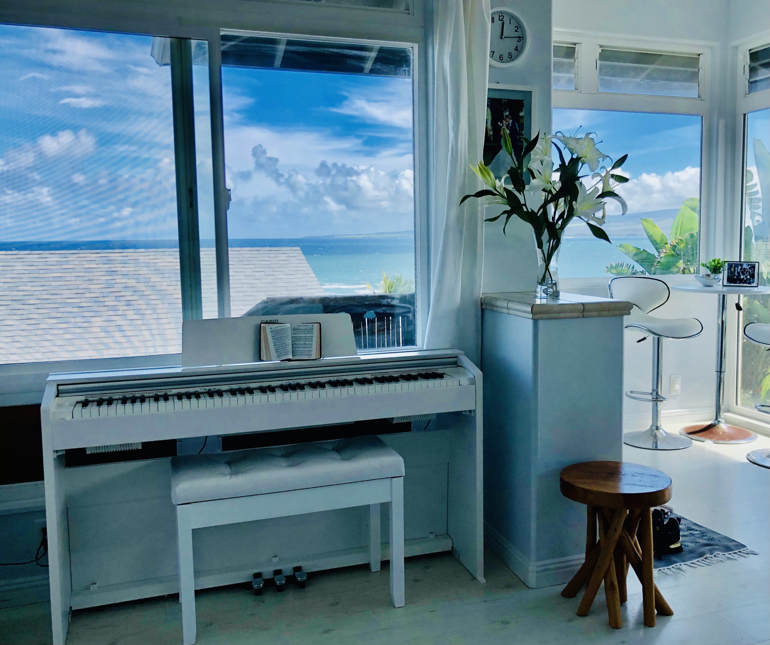 Casio Privia PX-870 - 88-Key Weighted Console Digital Piano | Tri-Sensor II Scaled Hammer Action Keys | Elegant Design | Powerful 40W 4-Speaker Sound, Concert Play, USB-MIDI | White customer photo 1