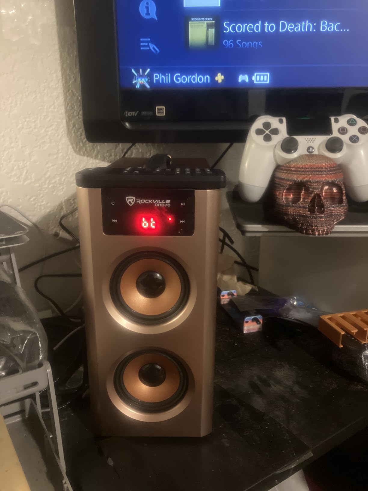 Rockville RHB70 Home Theater Compact Powered Speaker System, Bluetooth/USB/SD/FM, 4