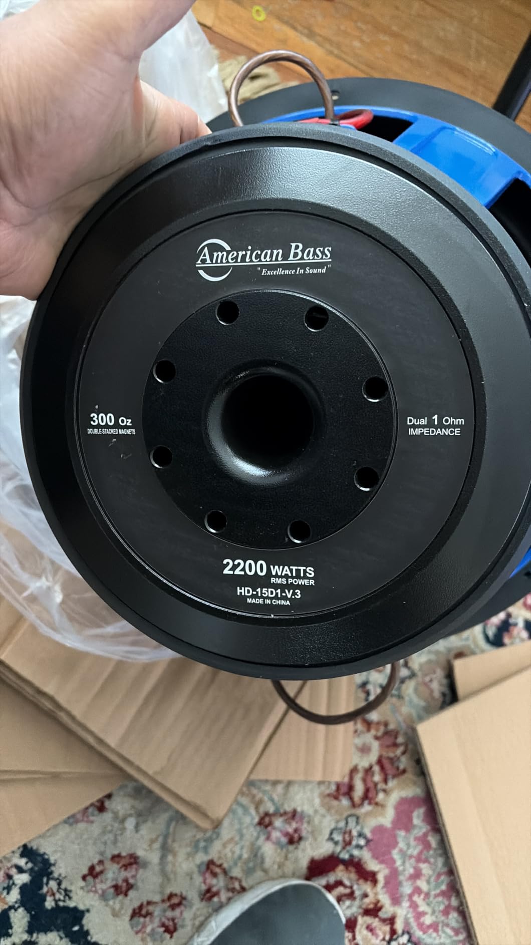 American Bass HD 15 Inch Car Subwoofer - 1 Ohm 4000 Max Watts - High Power Subwoofer with Deep Bass Performance customer photo 1