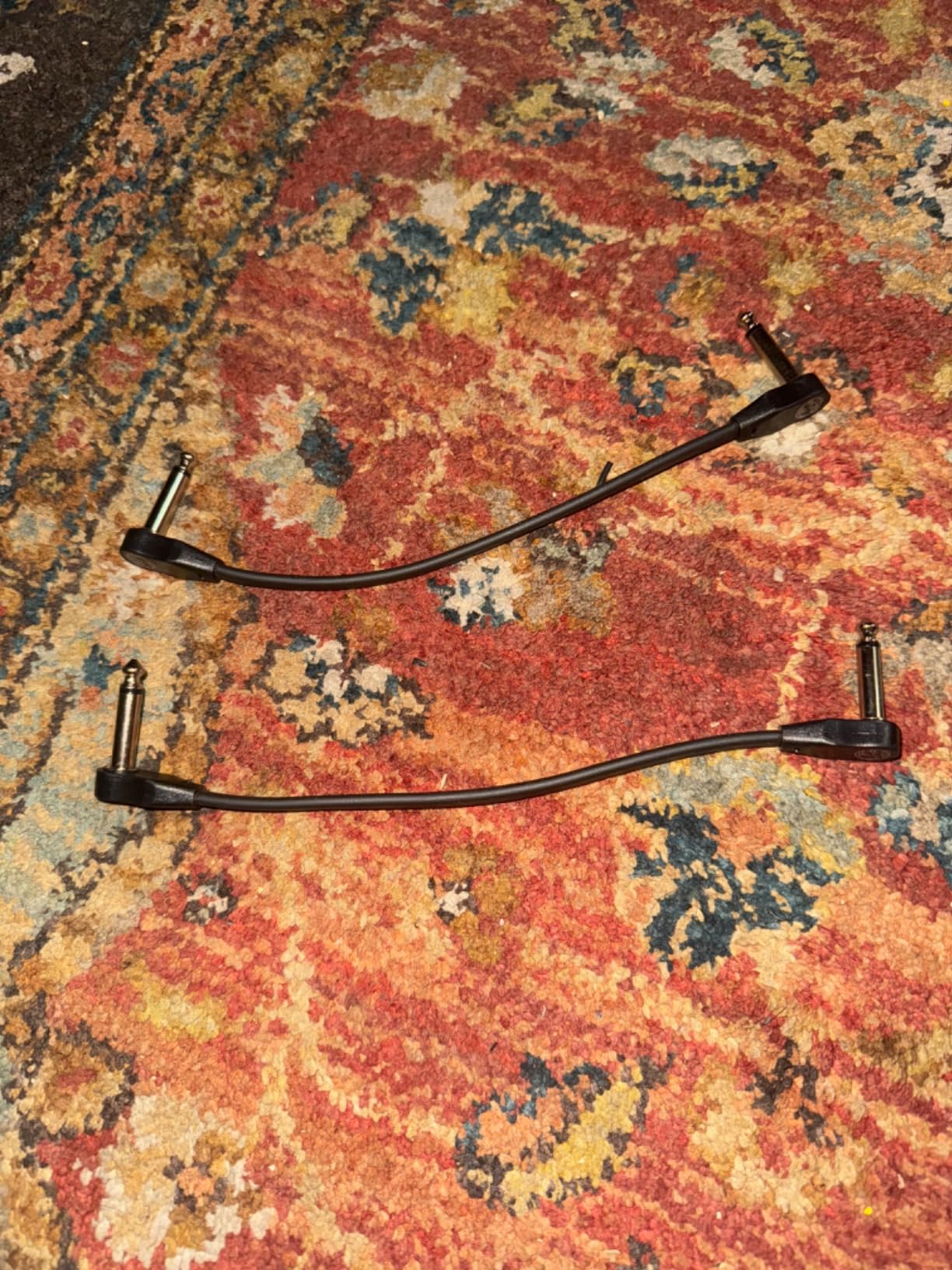 Pig Hog PHLSK6BK Lil' Pigs Low Profile Right-Angle 1/4
