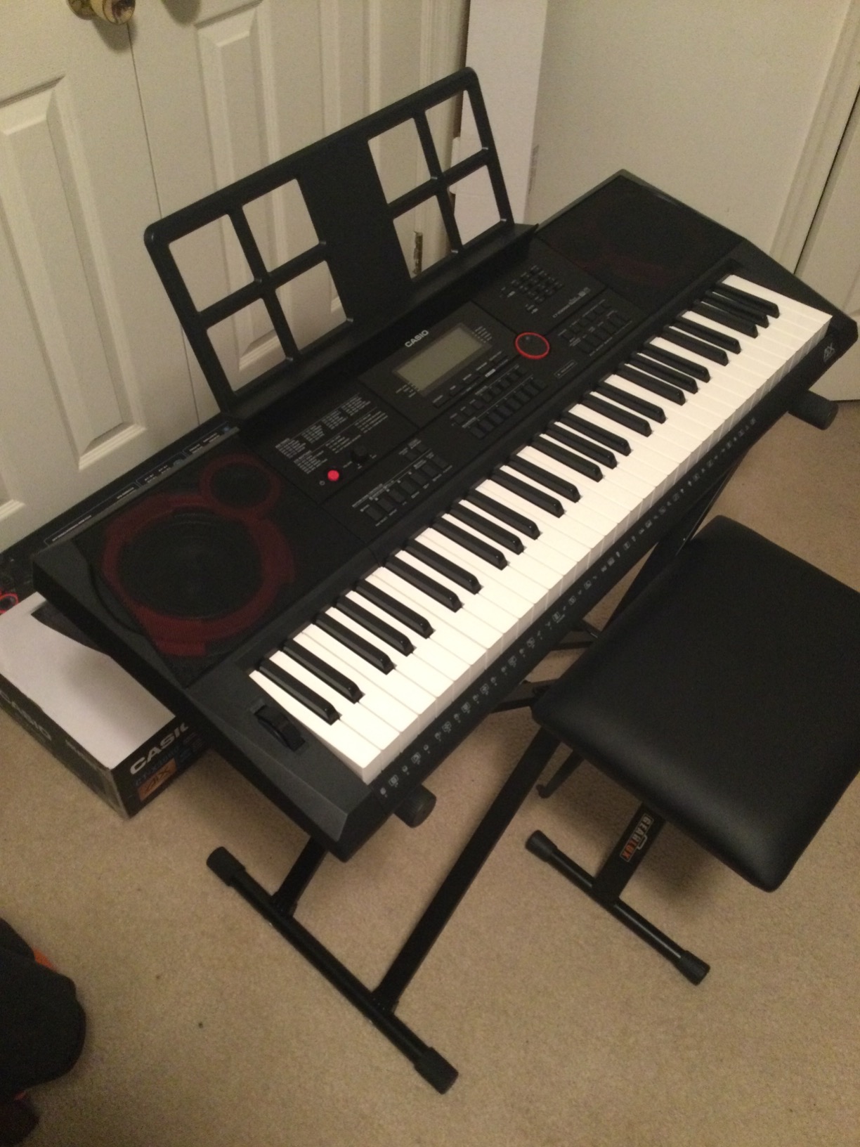 Casio CT-X3000 61-Key Keyboard Bundle with Adjustable Stand, Bench, Sustain Pedal, Online Lessons, Instructional DVD, and Austin Bazaar Polishing Cloth customer photo 3