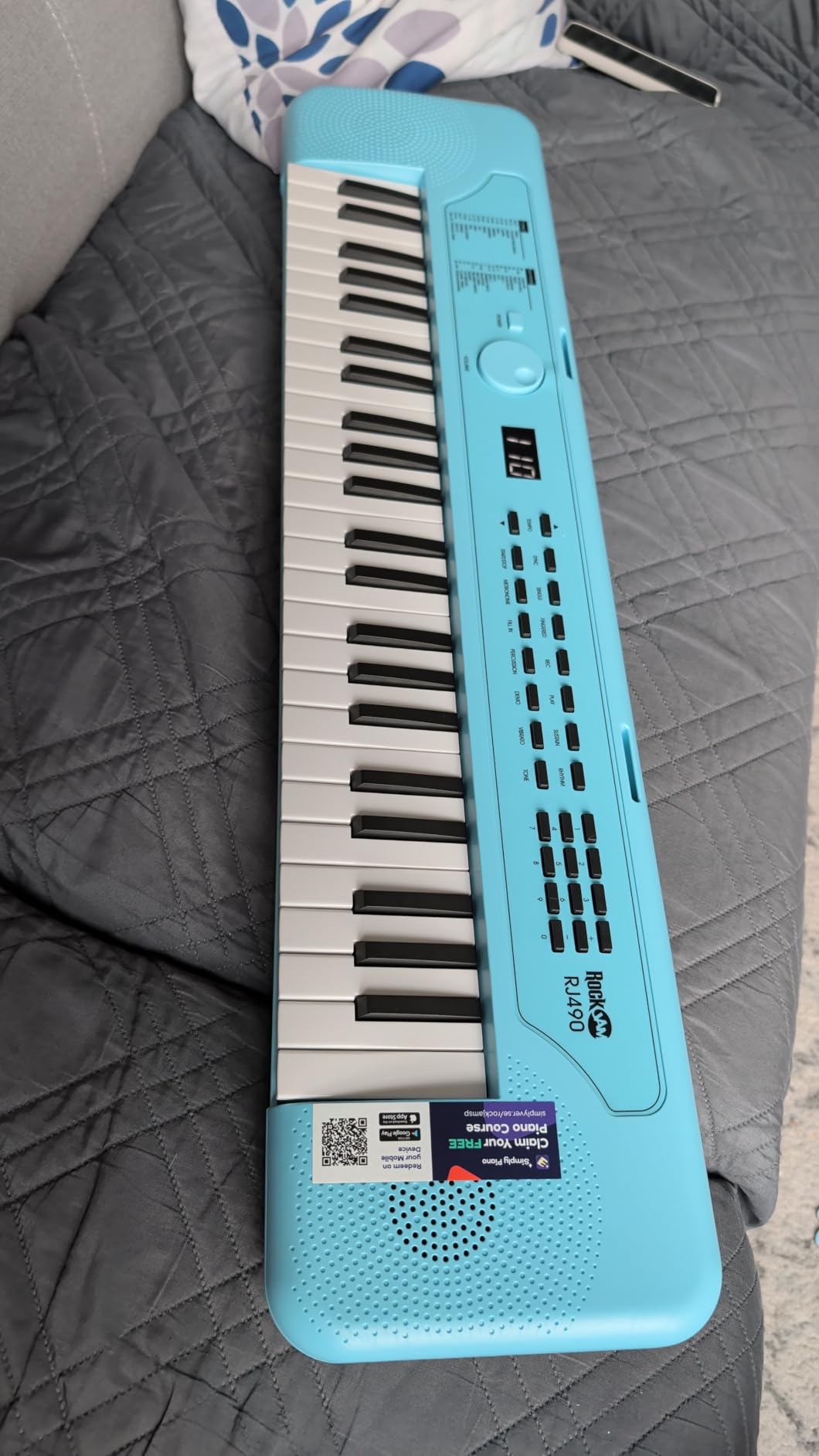 RockJam RJ549 49 Key Keyboard Piano for Beginners with Note Stickers customer photo 2