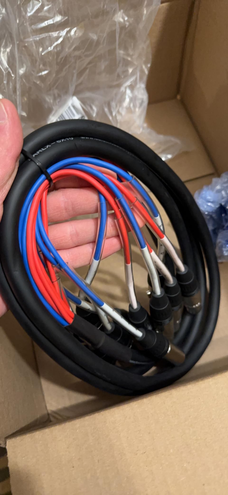 Seismic Audio SARLX-6x10 6-Channel XLR Snake Cable, 10 Foot customer photo 1