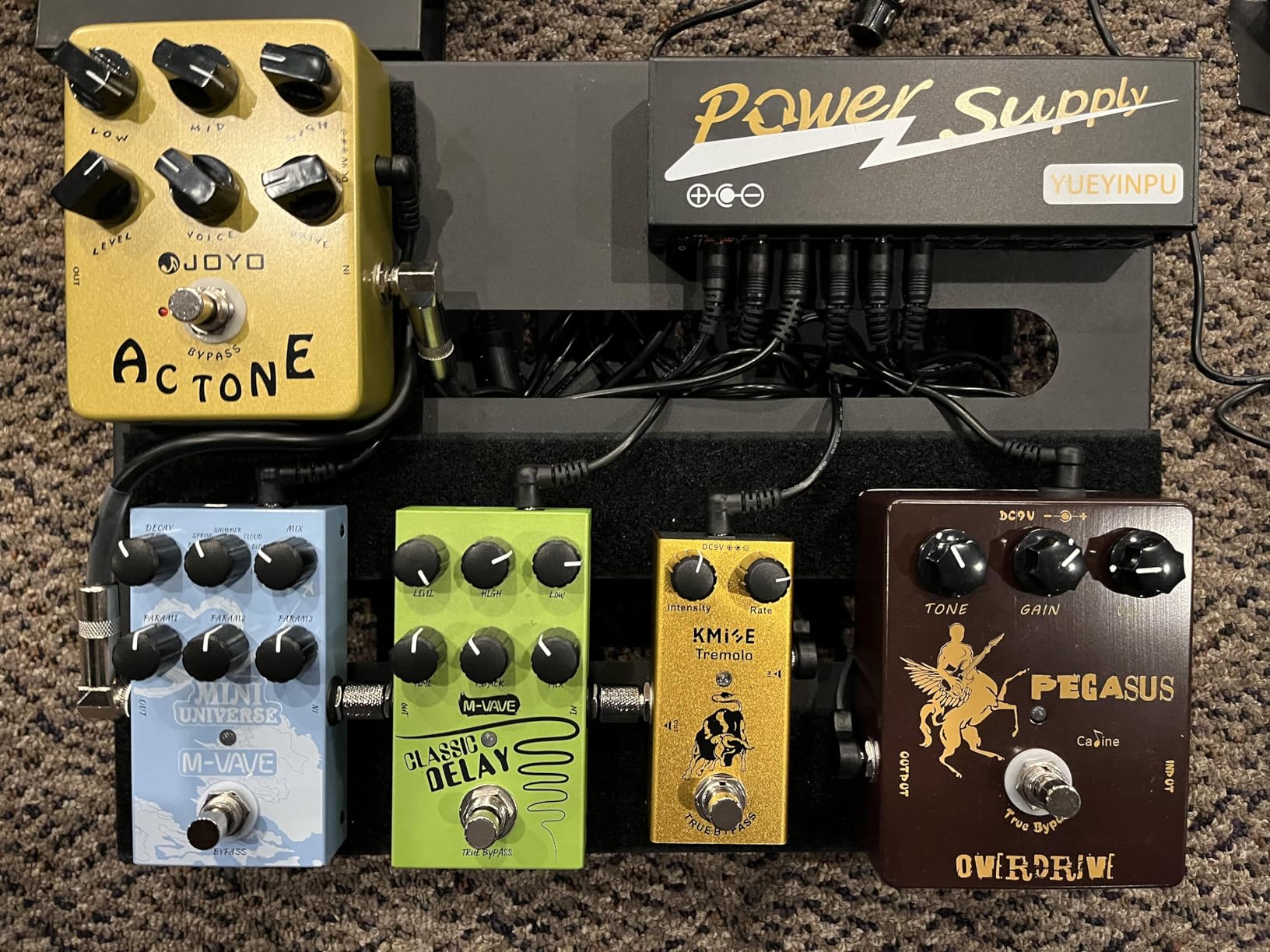 JOYO British Rock Amp Simulator & Preamp Guitar Pedal, 6-Knob Control with Built-in Cab Sim for Electric Guitar, Bypass (AC Tone JF-13) customer photo 1