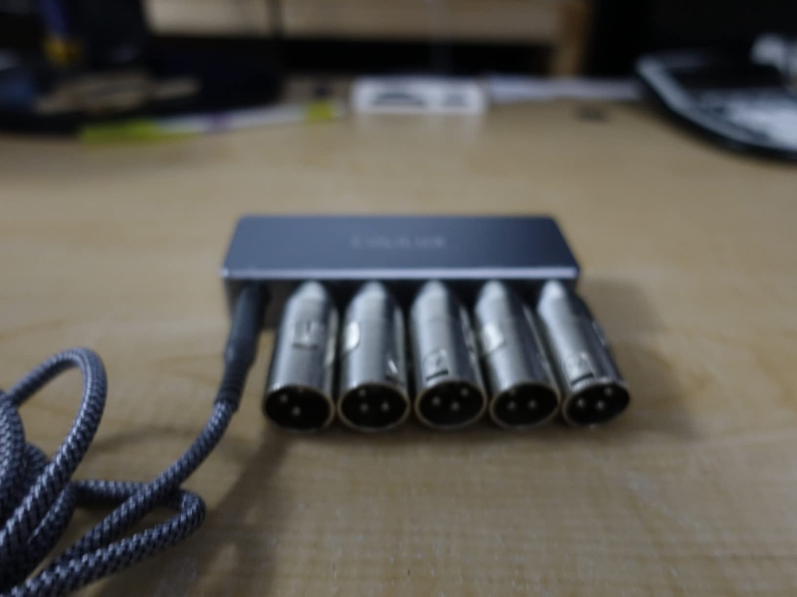 5-Way Quarter Inch Signal Splitter, Passive 1/4