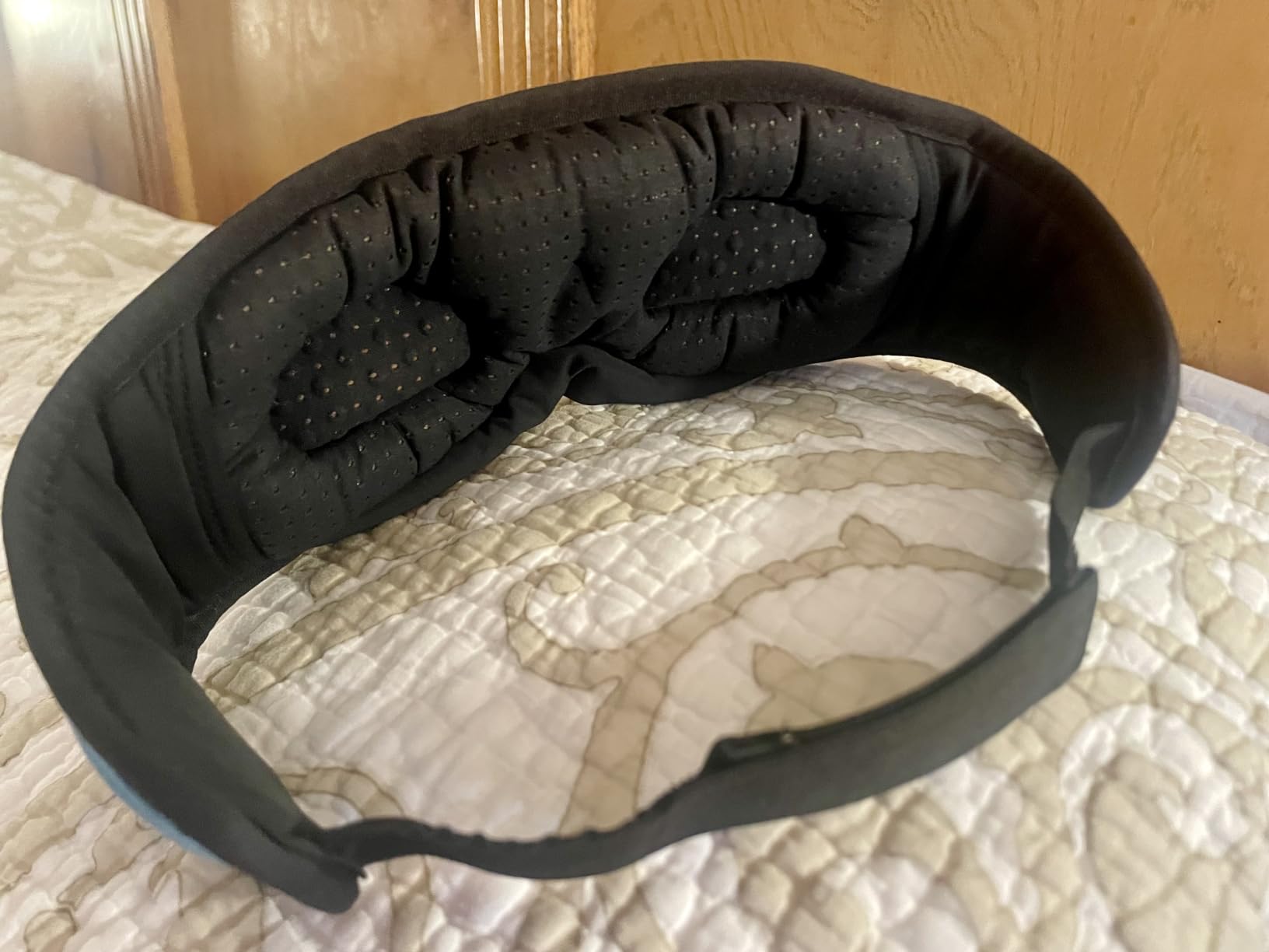 MUSICOZY Bluetooth 5.4 Sleep Headphones Sleeping Eye Mask Earbuds Headband | HD Stereo Sound, Wireless Headphones with Soft Lining Blackout Washable Design for Side Sleepers Travel Meditation Relaxation customer photo 1