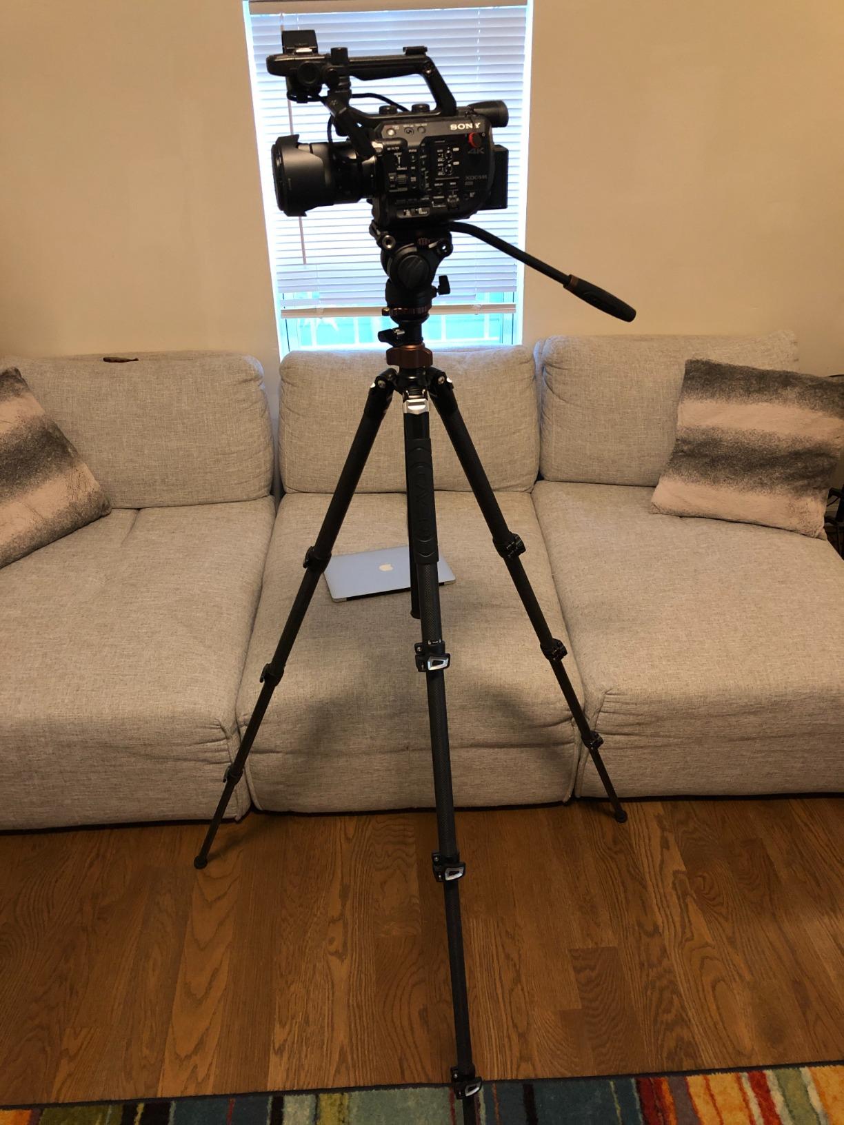 Cayer CF2451 Carbon Fiber Tripod, 75