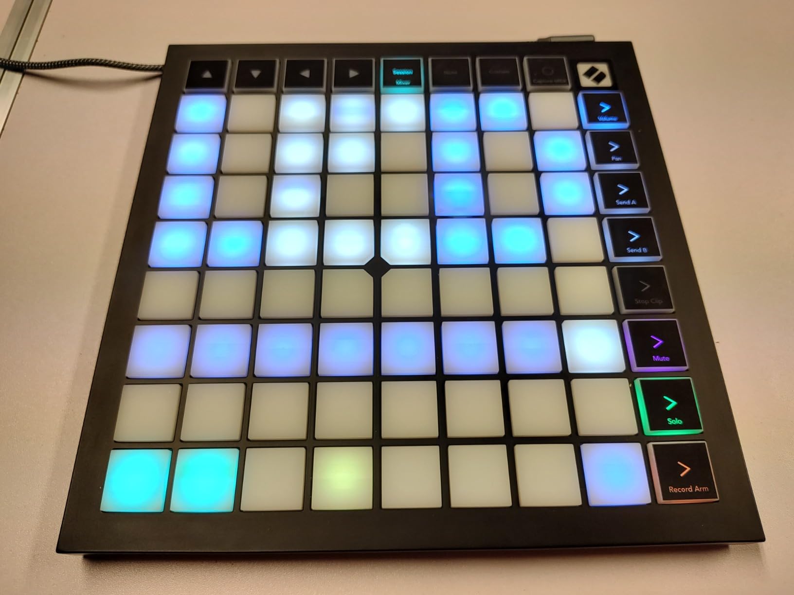 Novation Launchpad X MIDI USB Grid Controller - 64 RGB Velocity-Sensitive Pads, Mixer Controls, Note and Scale Modes, 4 Custom Modes, Ableton Live Lite customer photo 1