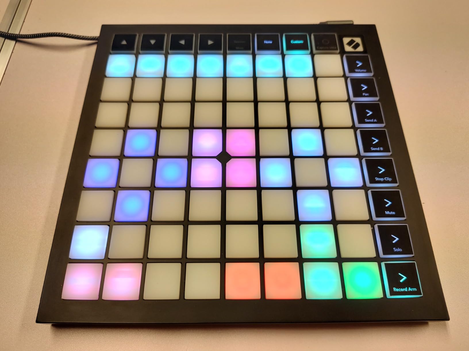 Novation Launchpad X MIDI USB Grid Controller - 64 RGB Velocity-Sensitive Pads, Mixer Controls, Note and Scale Modes, 4 Custom Modes, Ableton Live Lite customer photo 2