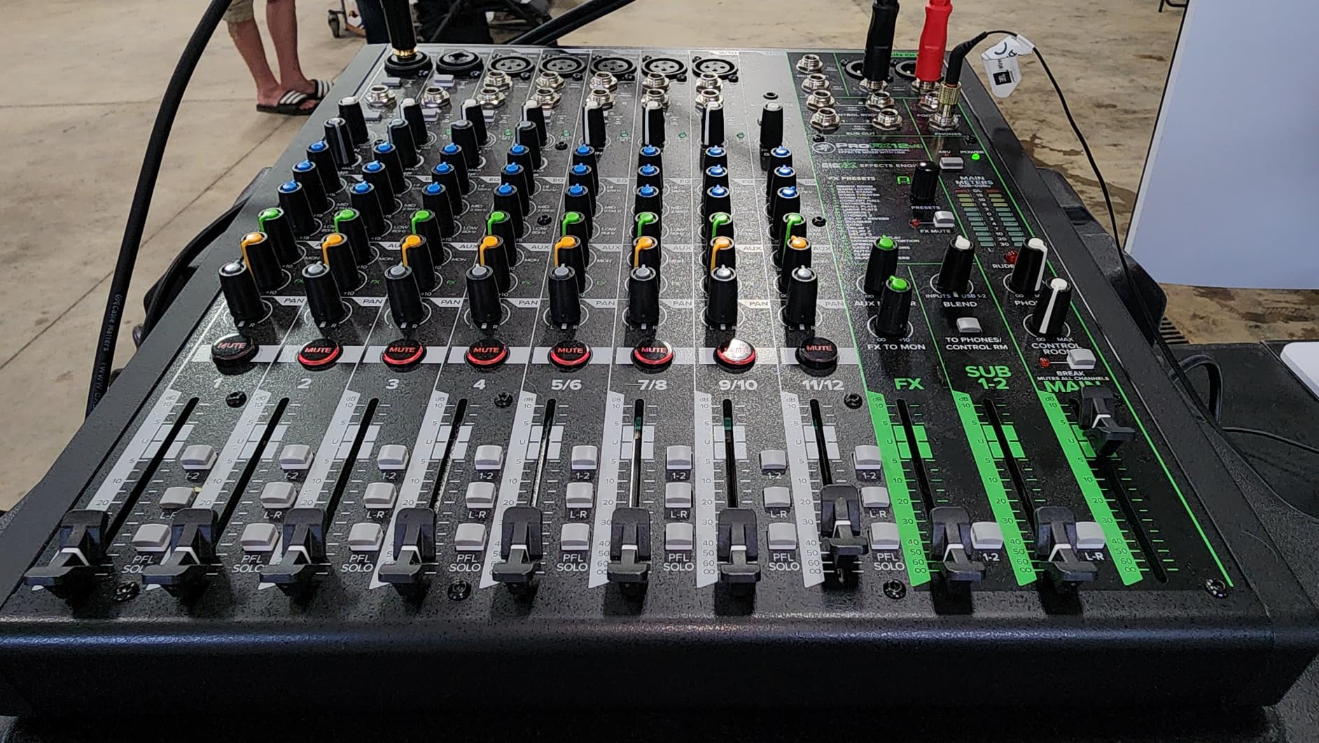 Mackie ProFX12v3 12-channel Analog Mixer with USB, Onyx Mic Preamps and GigFX Effects Engine customer photo 2