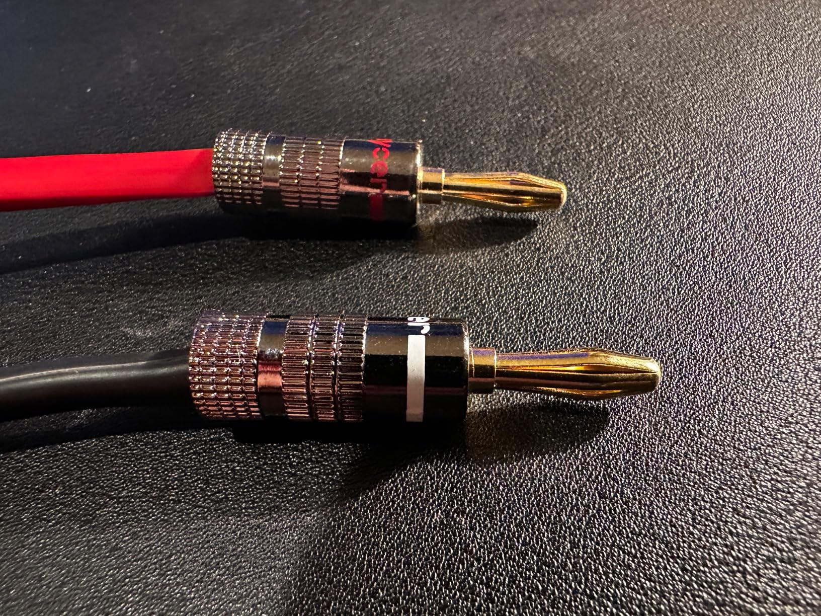 Speaker Connector Banana Plugs - 24K Gold Plated Brass 4mm Plug (12 Pairs/24 pcs) customer photo 1
