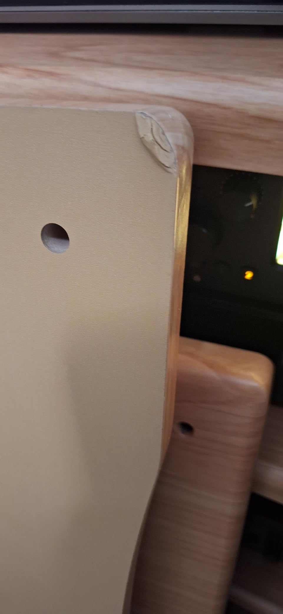 Monolith by Monoprice Heavy Duty 4 Tier Audio Stand XL, 1 inch Shelf Thickness, Maple customer photo 2