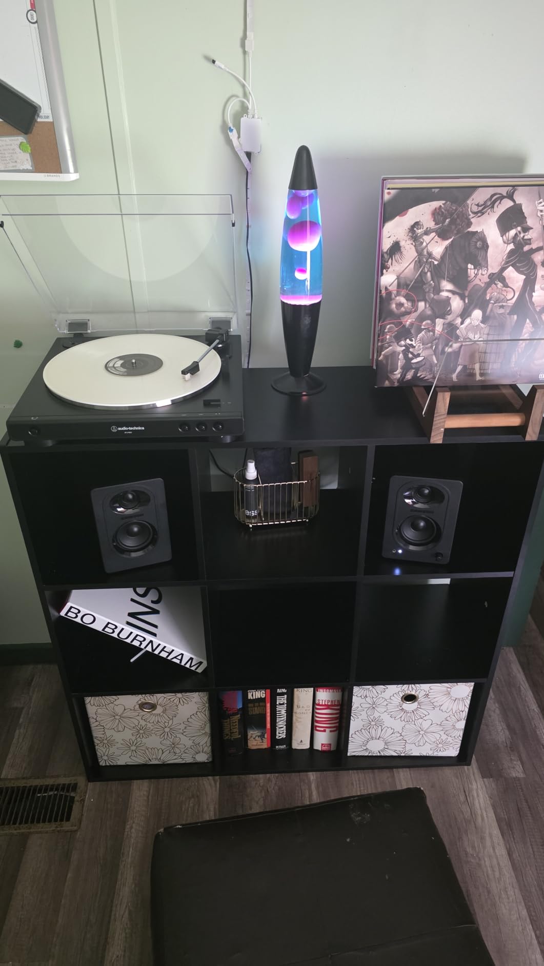 Audio-Technica AT-LP60X Fully Automatic Belt-Drive Stereo Turntable with Built-in Preamp and USB Output Vinyl Playback Bundle with 3-Inch Powered Studio Monitors Pair (Black) customer photo 1