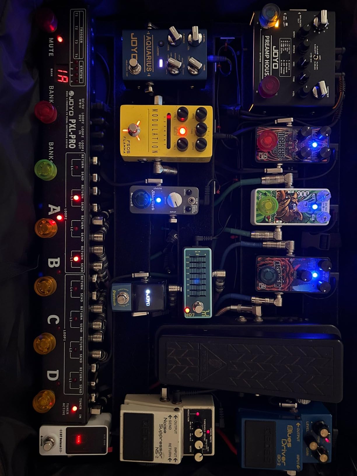JOYO Amp Simulator Guitar Pedal, 9 Amp Models with Dual Channel & 18 Tones, IR Cab Sim, XLR Out & FX Loop, Bypass (Preamp House R-15) customer photo 1