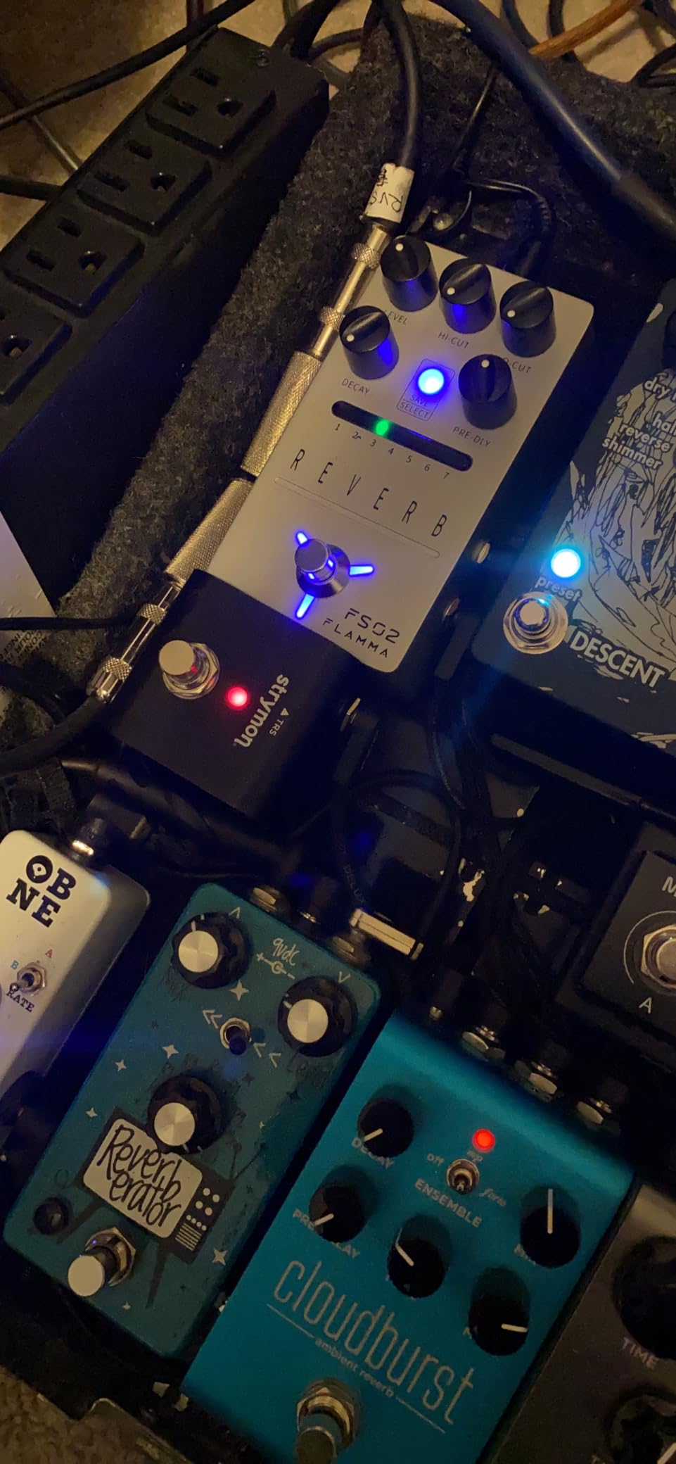 FLAMMA FS02 Reverb Pedal Stereo Guitar Effects with 7 Storable Preset Slots 7 Reverb Effects Room Hall Church Cave Plate Spring Mod True Bypass Trail On customer photo 2