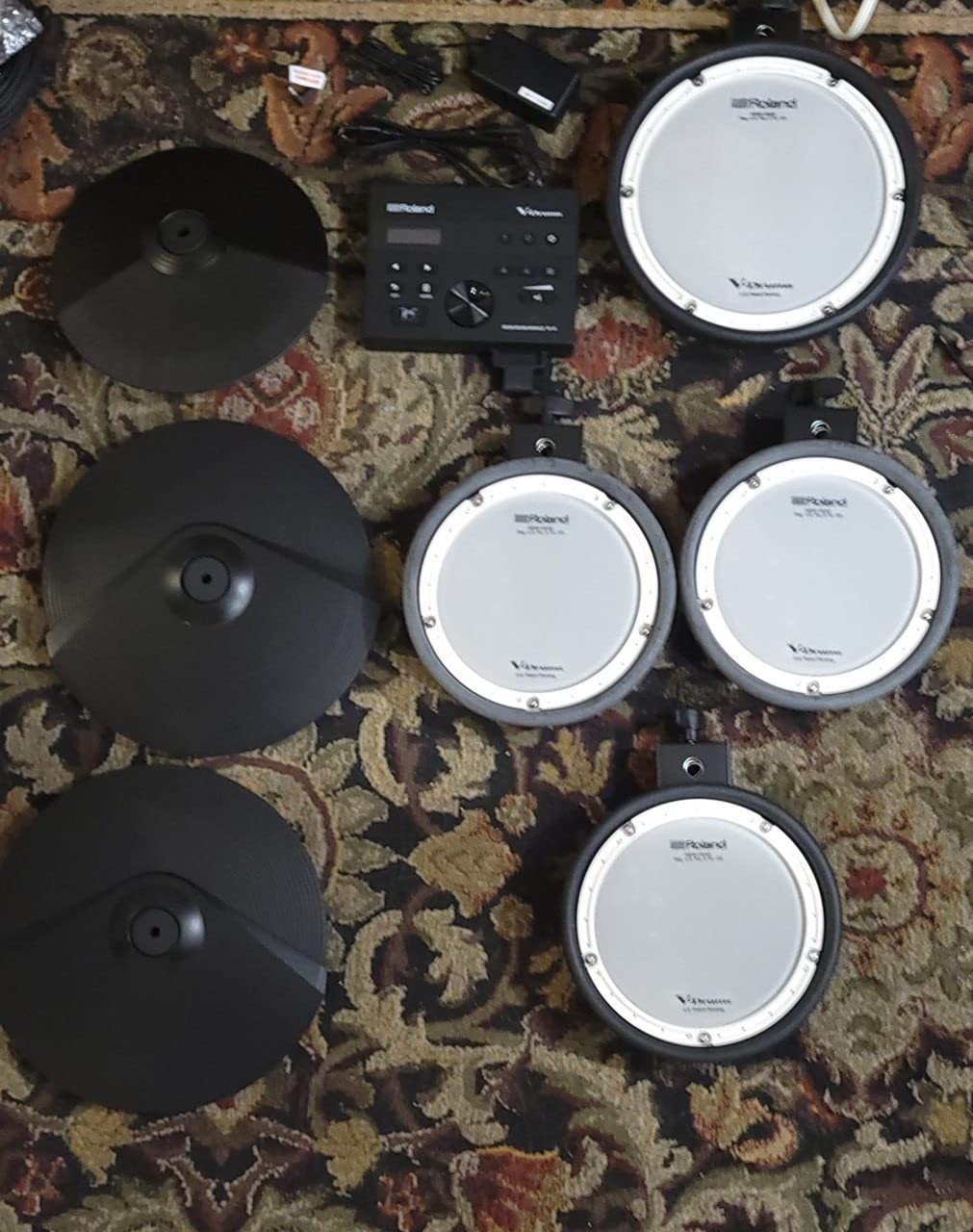 Roland TD-07KV Electronic V-Drums Kit – Legendary Dual-Ply All Mesh Head kit with superior expression and playability – Bluetooth Audio & MIDI – USB for recording audio and MIDI data – 40 FREE Melodic | Legendary Dual-Ply All Mesh Head kit with superior expression and playability, Bluetooth Audio and MIDI, USB customer photo 1