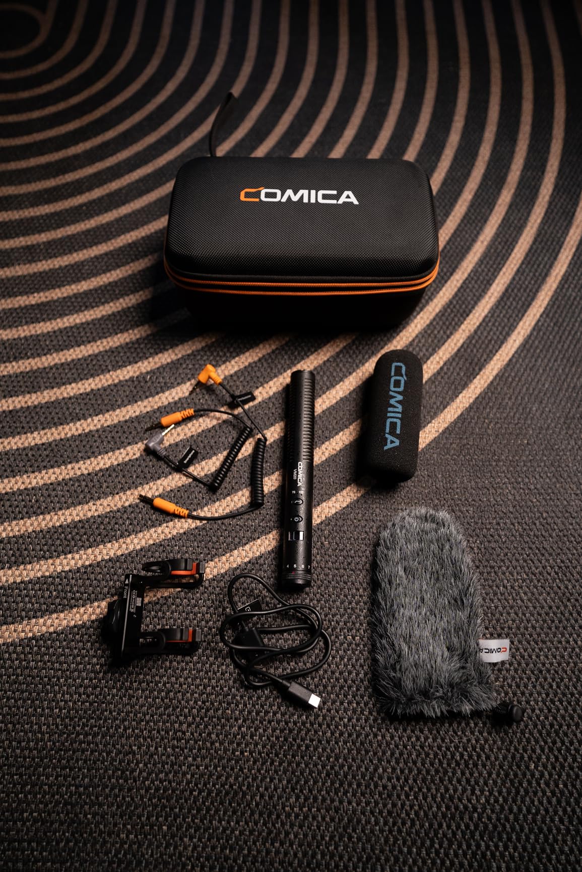COMICA VM20 Shotgun Microphone, Professional Super Cardioid Video Mic with Shock Mount, Camera Microphone Kit for Smartphone/DSLR Camera/Camcorder, Perfect for Interview, Video Shooting, Vlog customer photo 1