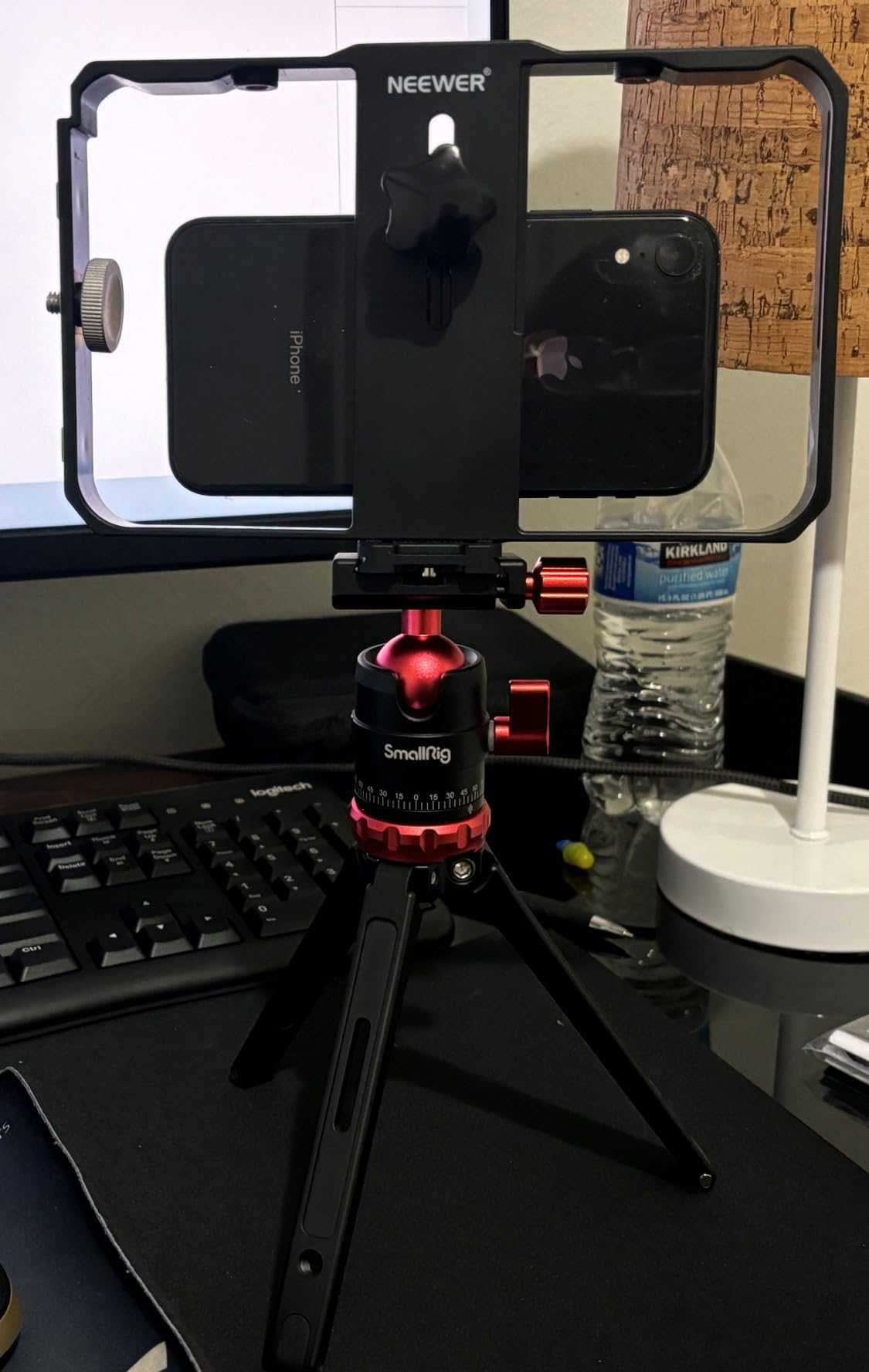 SmallRig Desktop Mini Tripod for Camera/Phone, Aluminum, Load up to 11lbs with 360 Degree Ball Head, 1/4
