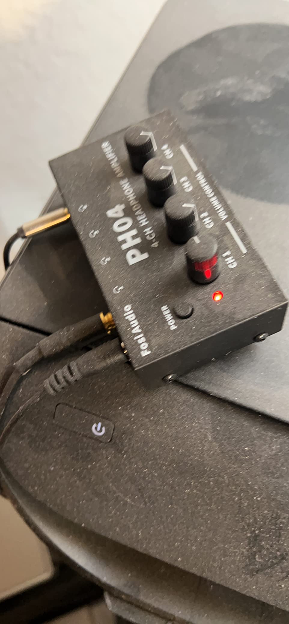 Fosi Audio PH04 4 Channel Headphone Amplifier with 12V 1A Power Adapter customer photo 1
