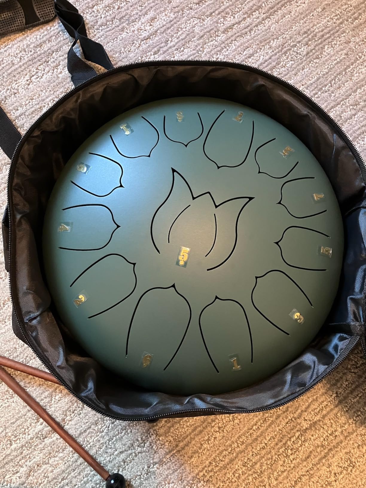Steel Tongue Drum 6inch 8 Notes Tongue Drum for Kids Preschool Activities Drum Instrument customer photo 2
