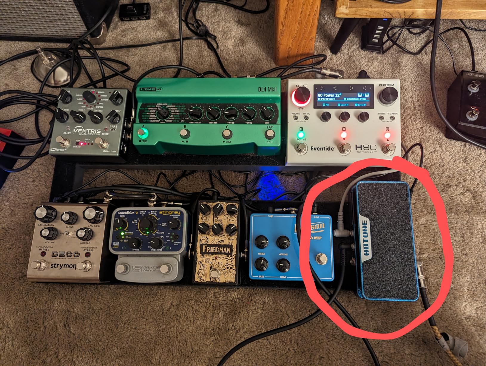 Hotone Soul Press II Wah Active Volume Passive Expression Guitar Effects Pedal - 4 in 1 Switchable customer photo 1