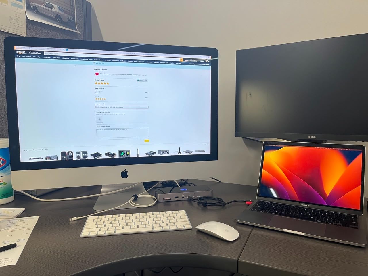 OWC 11-Port Thunderbolt Dock for Mac/PC with 96W PD and 3X Thunderbolt 4 | Thunderbolt 4 dock, 40Gb/s, 96W charging, 3x Thunderbolt 4, 3x USB A 10Gb/s, USB 2.0, 1GbE, SD UHS-II, 3.5mm audio customer photo 1