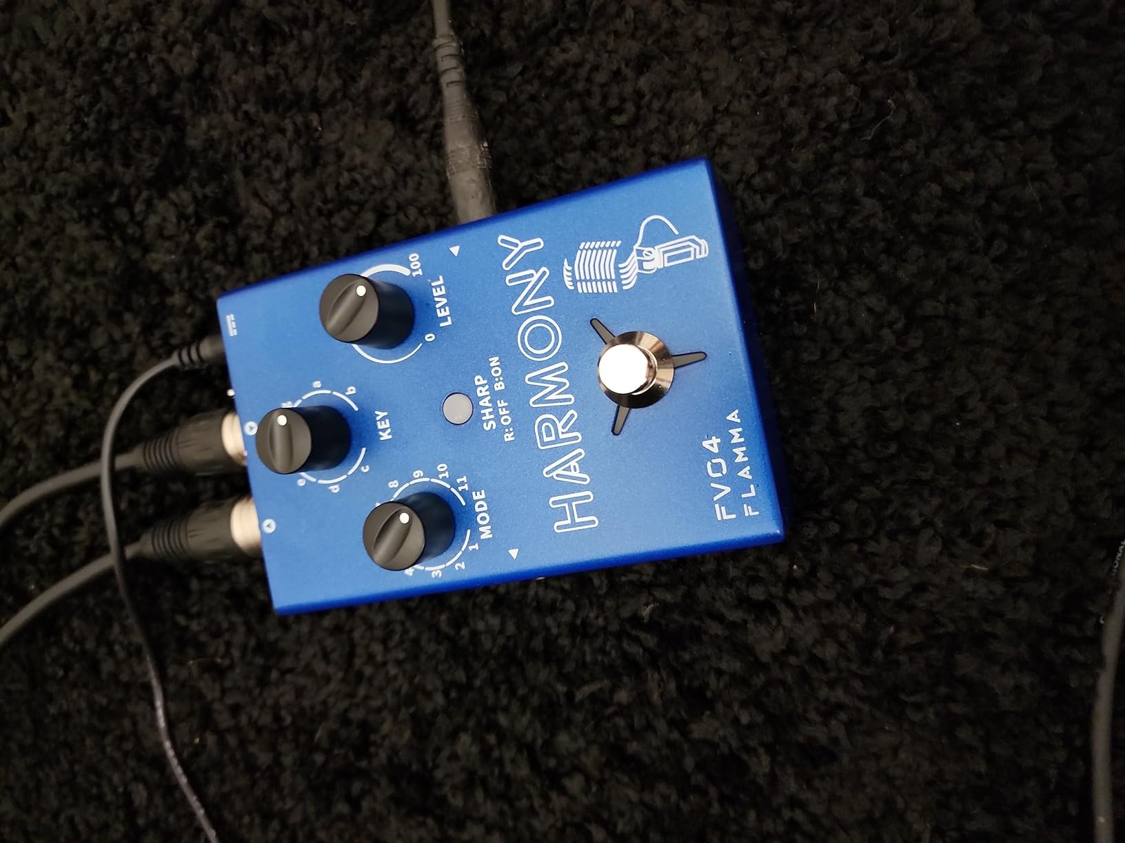 FLAMMA FV04 Vocal Harmony Pedal Vocal Effects Processor Stompbox Voice Mic Harmonizer with Reverb, 12 Pitches, 11 Harmony Modes customer photo 2