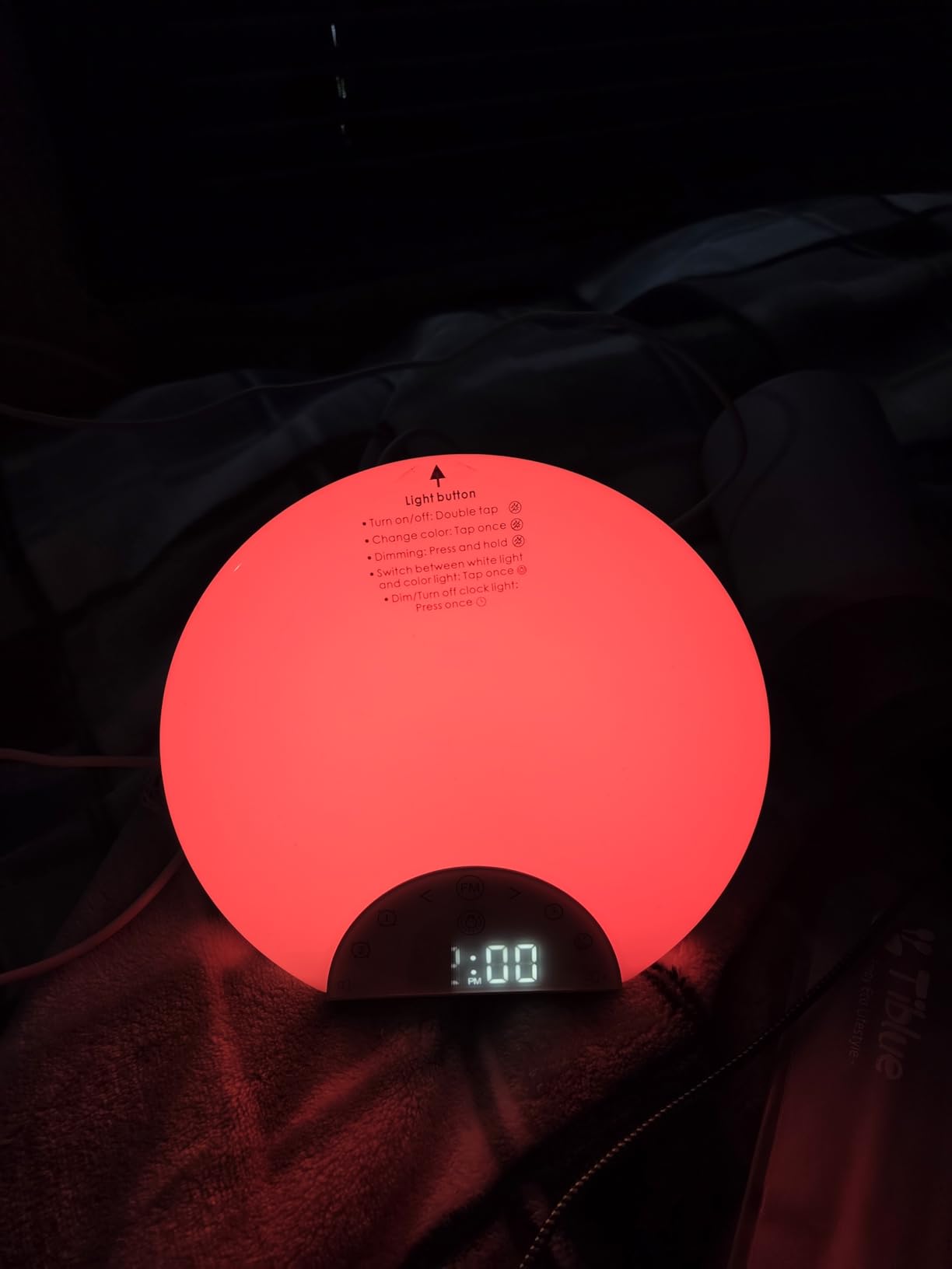 ANTDALIS Sunrise Alarm Clock Wake Up Light with Dual Alarms customer photo 1