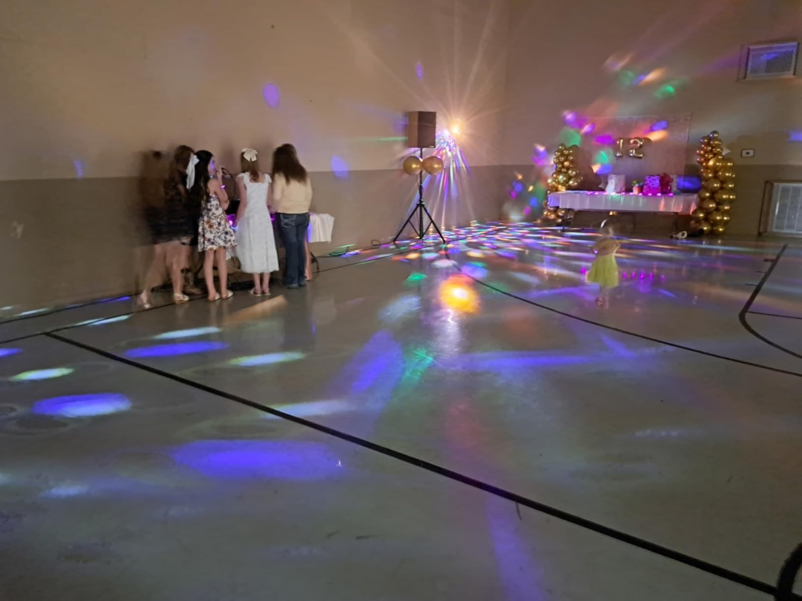 NEQUARE Disco Ball DJ Party Lights Sound Activated with Remote Control Strobe Lamp 7 Modes Stage Light for Home Room Dance Parties Karaoke Halloween Christmas Birthday Decorations[3-Pack] customer photo 2