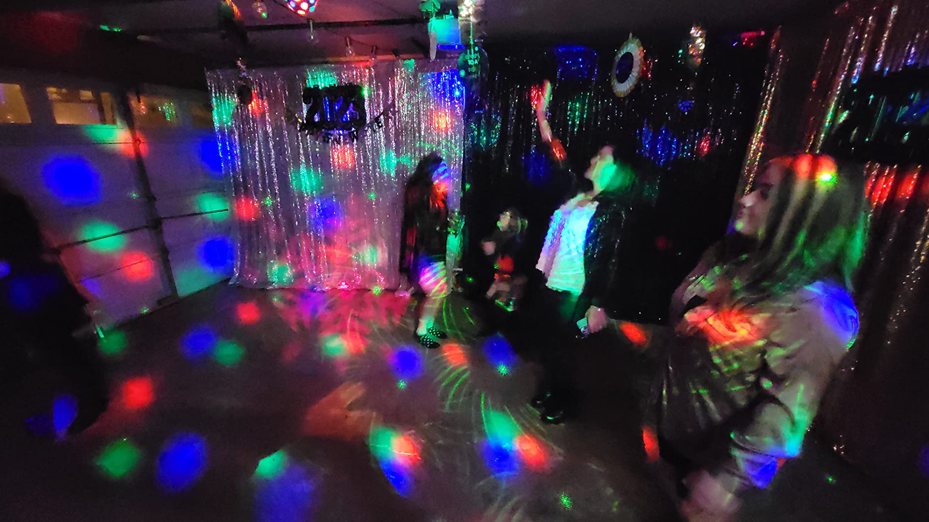 Party Lights Dj Disco Light Disco Ball Light LED Stage Strobe Lights Projector Sound Activated with Remote Control for Parties Club Bar Holiday Christmas Dance Gift Birthday Xmas Wedding Home Decor customer photo 1